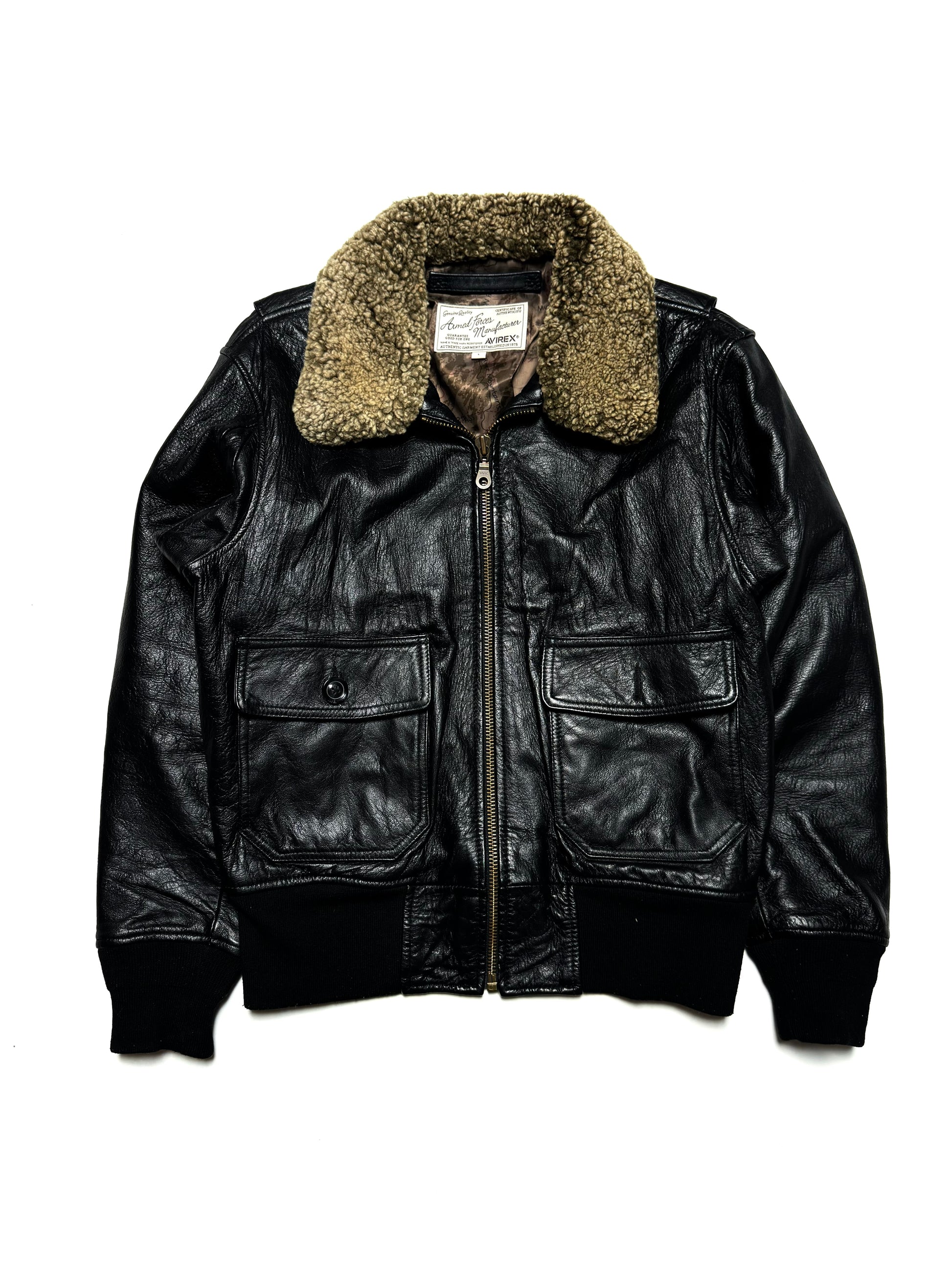 Avirex Pilot Fur Leather Jacket