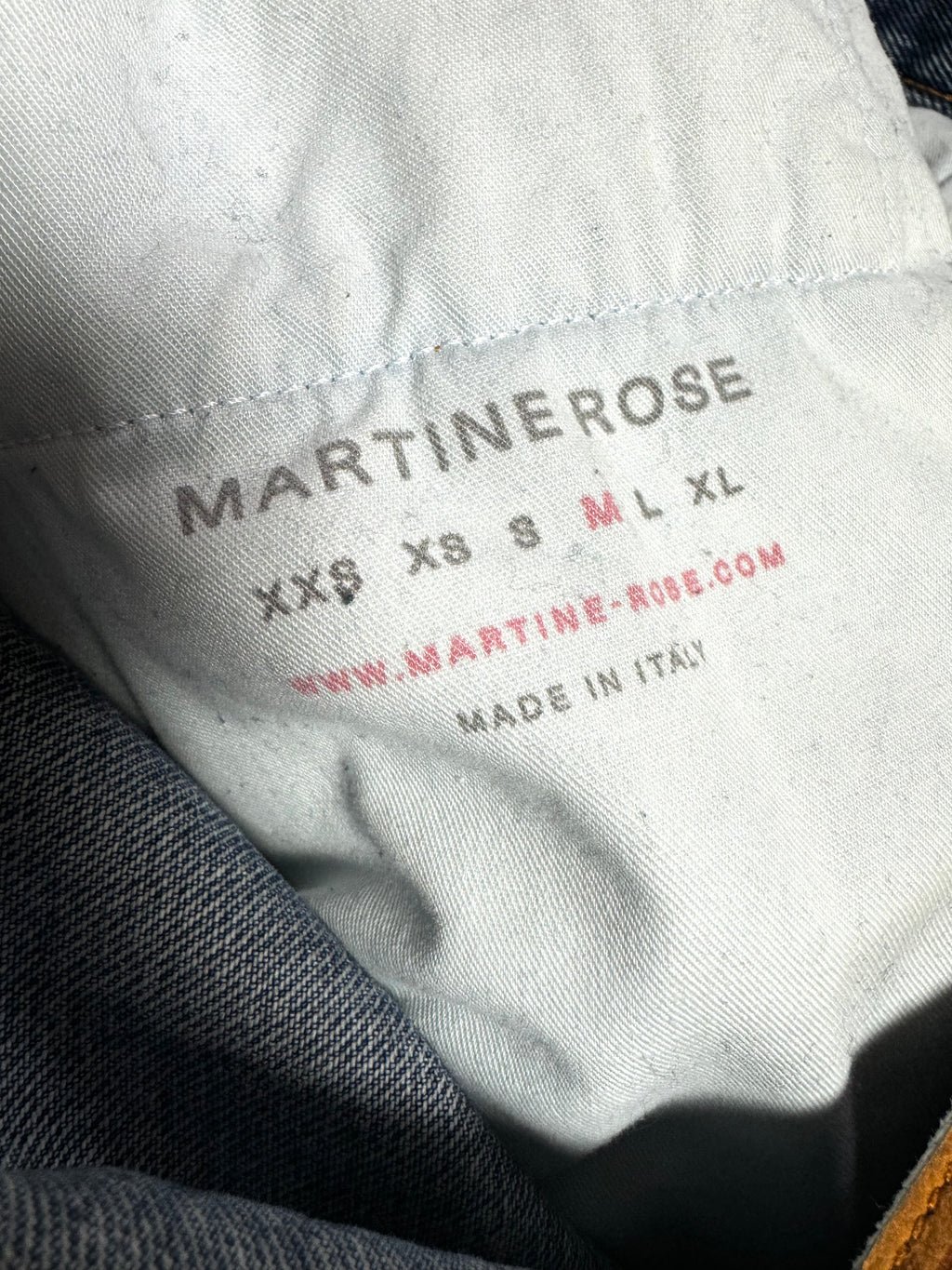 Martine Rose R Stonewashed Jean