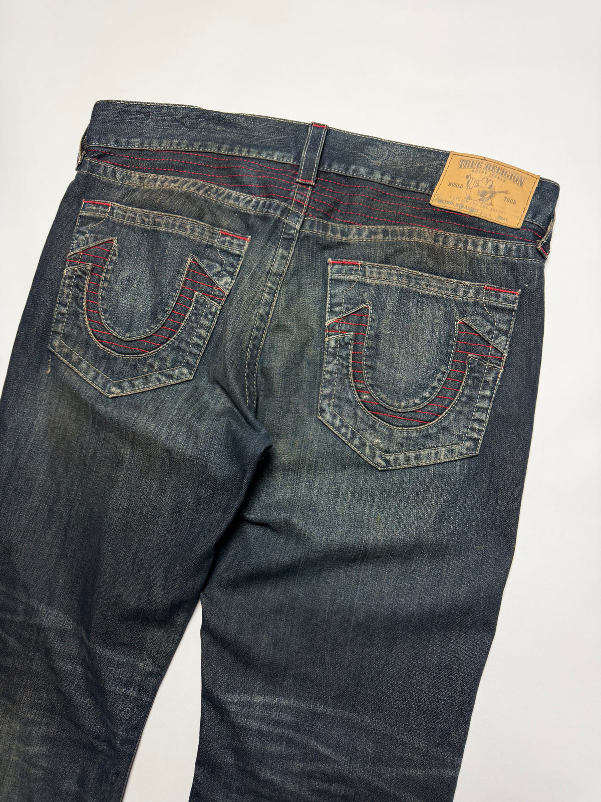 True Religion Distressed Washed Jean
