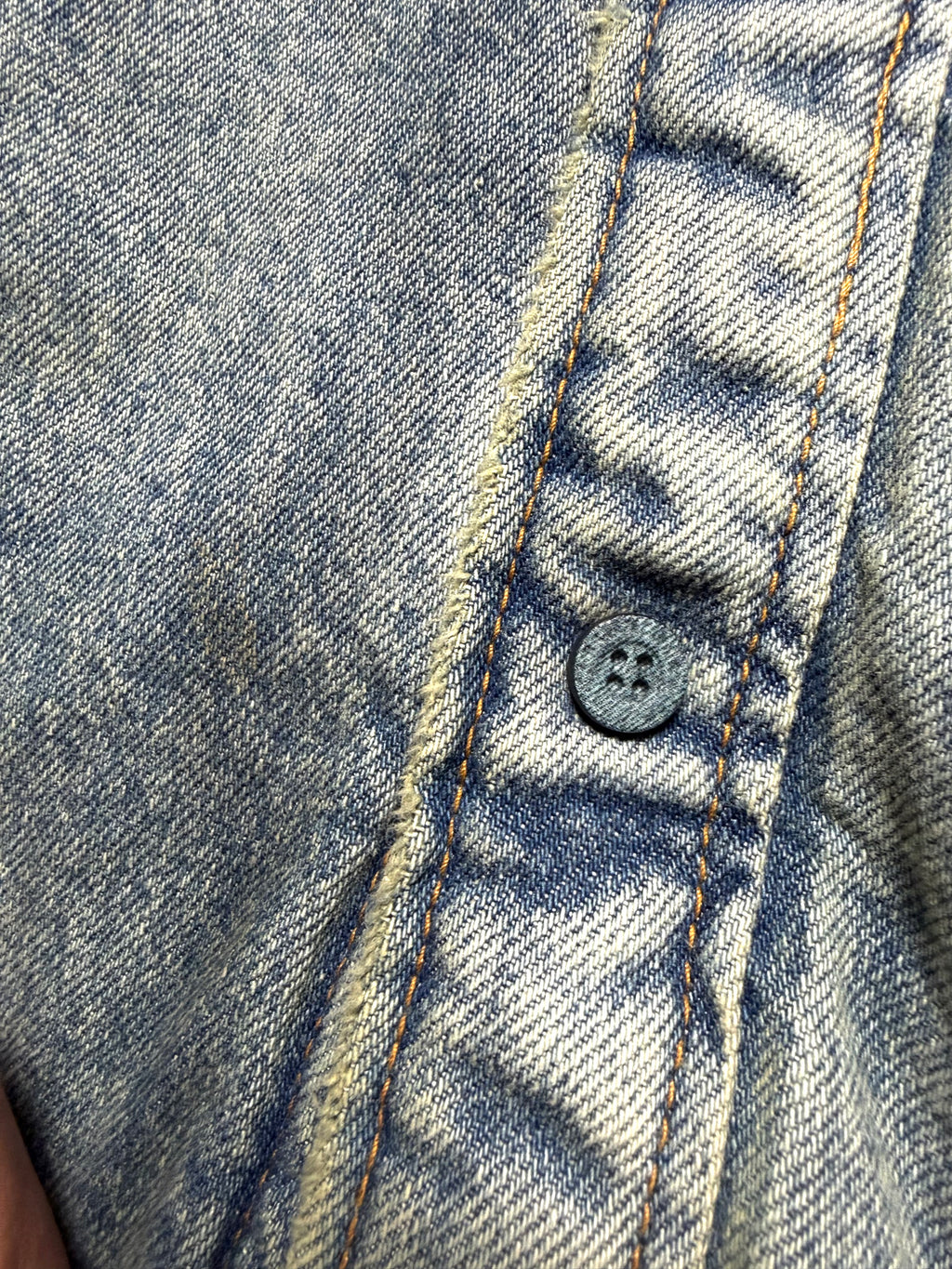 Balenciaga AW22 Japanese Indigo Padded Denim Shirt