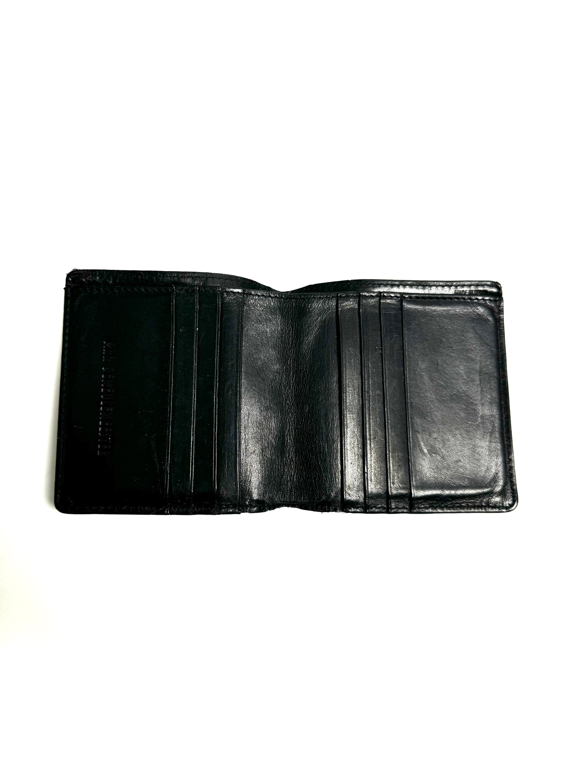 Ann Demeulemeester Black Leather Wallet