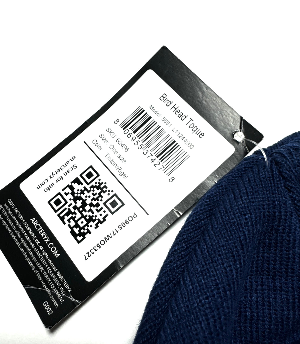 Arc'teryx Blue Head Toque Beanie 2000s