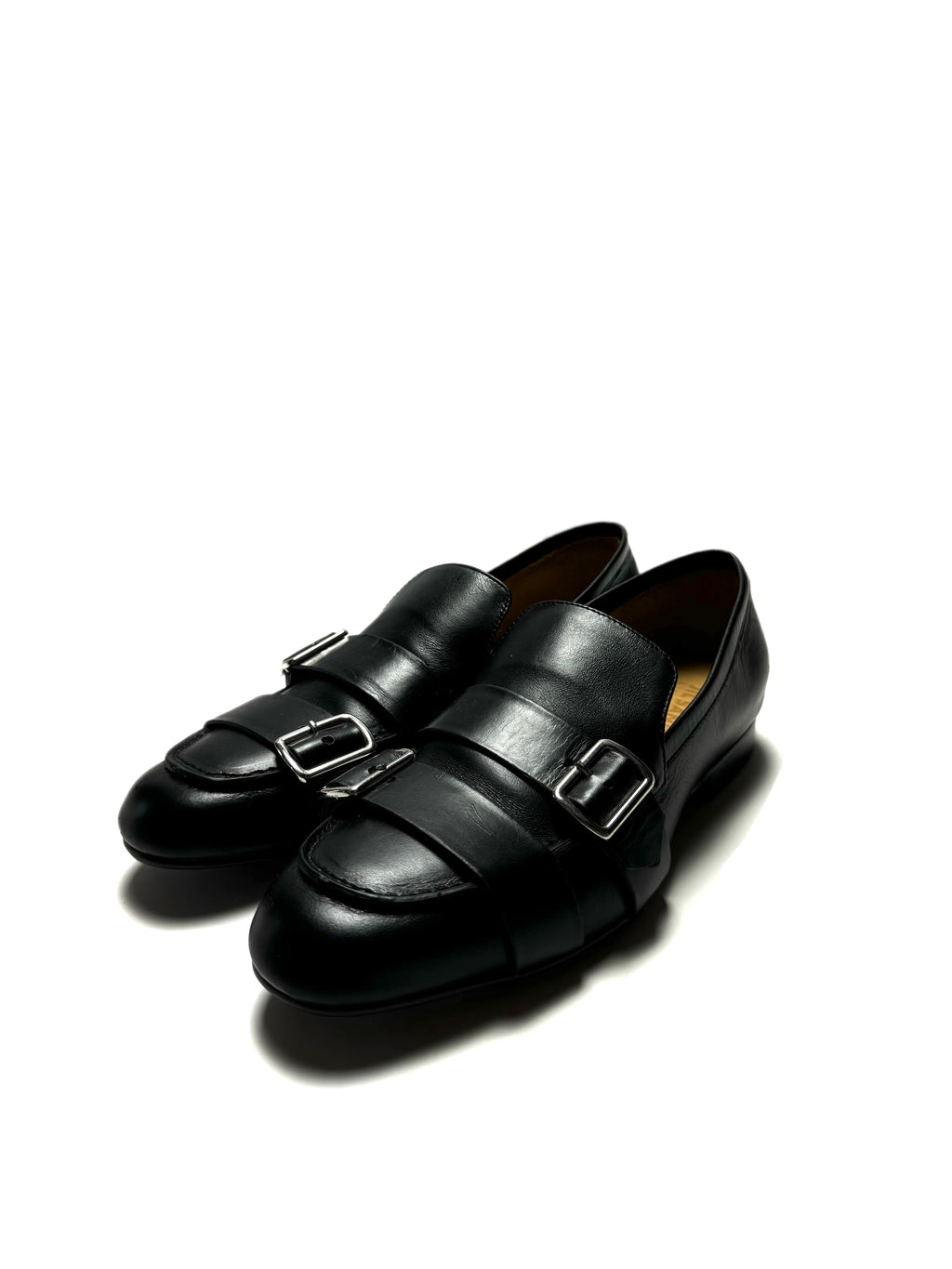 Jil Sander Black Double Strap Loafer