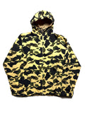 BAPE 1st Yellow Camo Reversible Hooded Jacket 90s