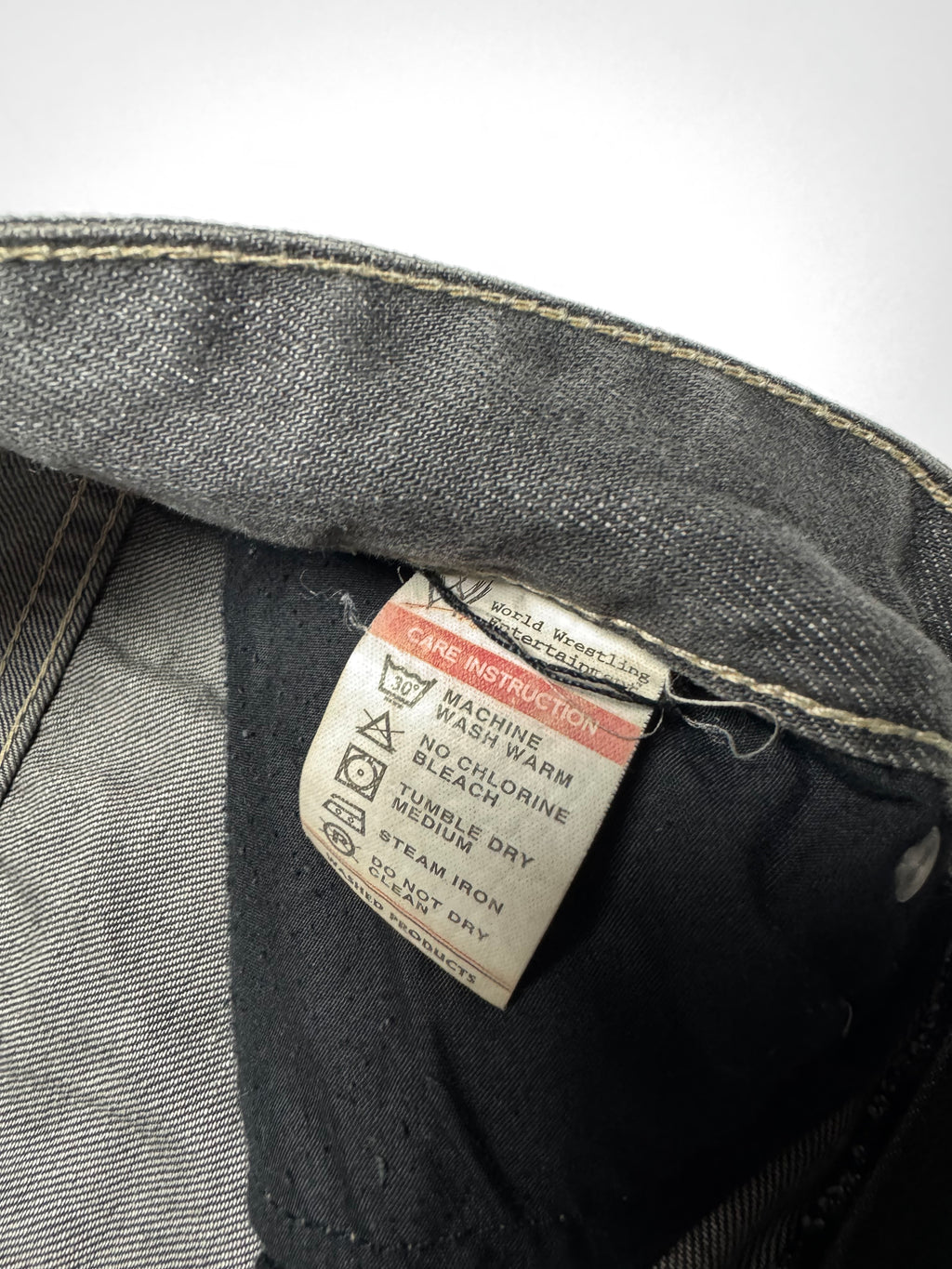 WWE Distressed Washed Jean