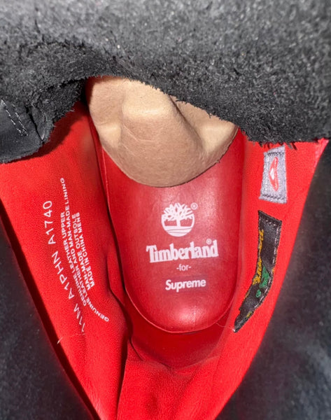 Supreme x Timberland Black Amercian Flag Boots