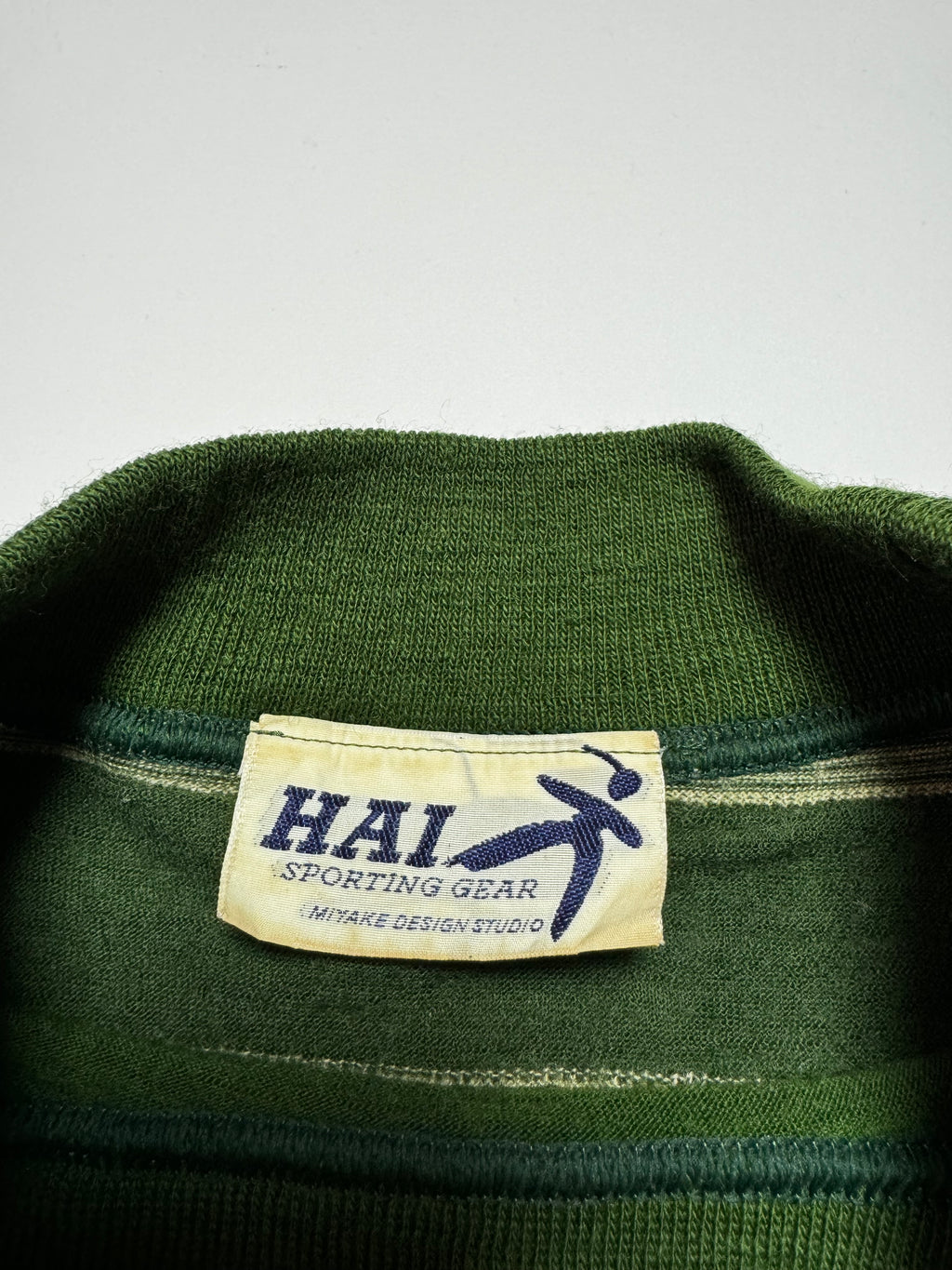 Issey Miyake Hai Sport Green Wool Long Sleeve