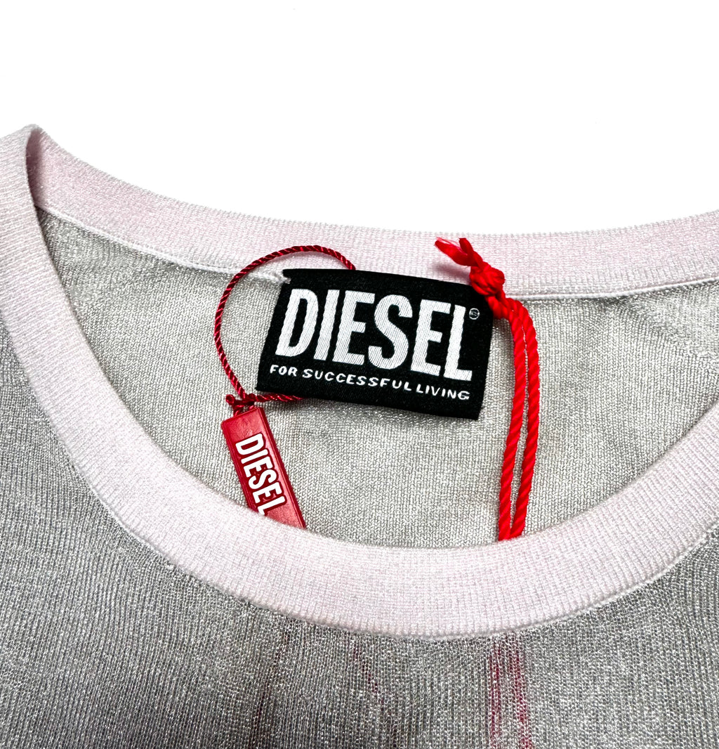 Diesel Pink Mesh Long Sleeve