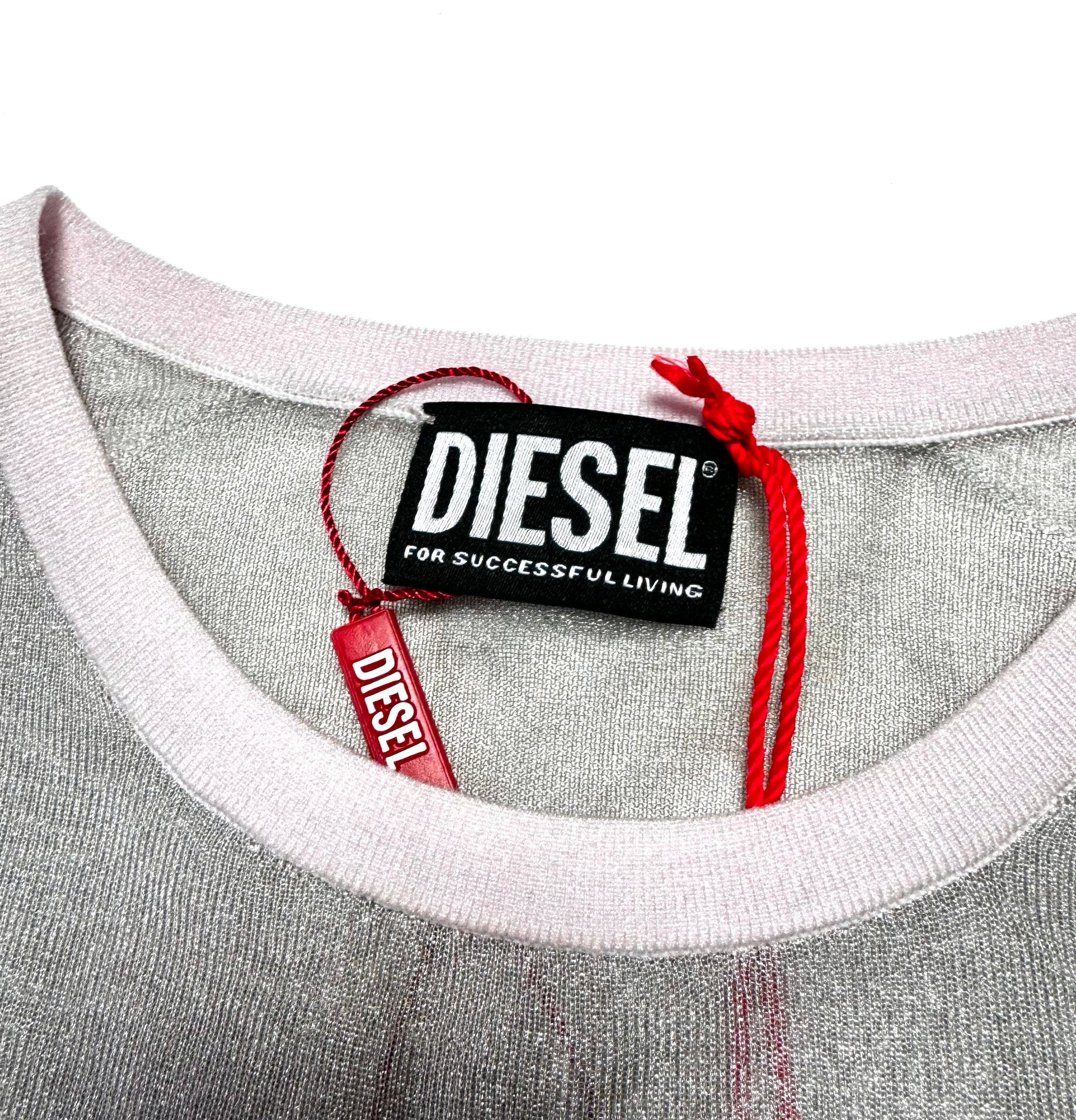 Diesel Pink Mesh Long Sleeve
