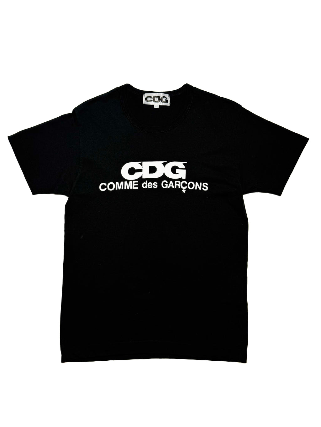 COMME DES GARCONS Black Spell Out Tee