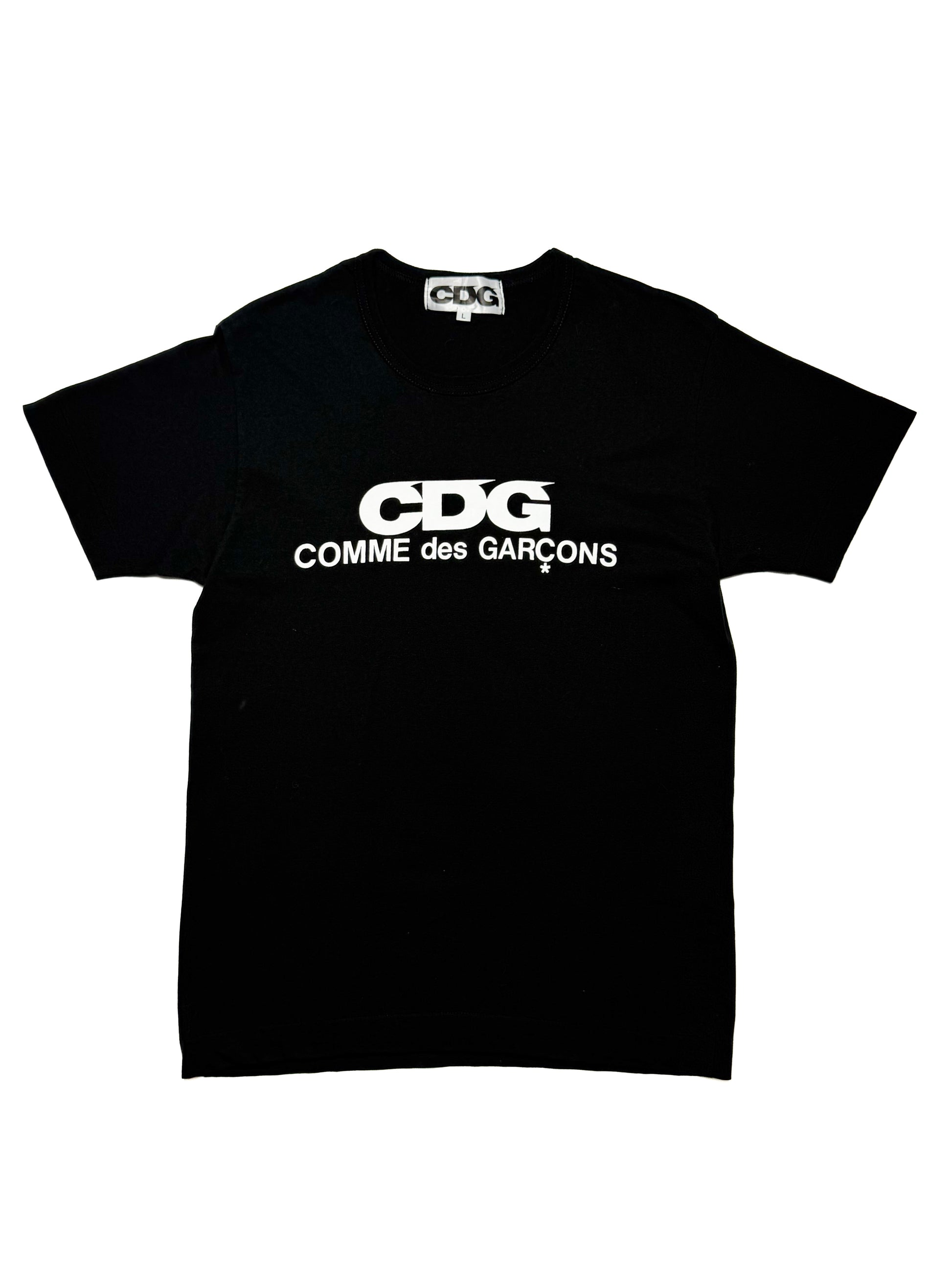 COMME DES GARCONS Black Spell Out Tee
