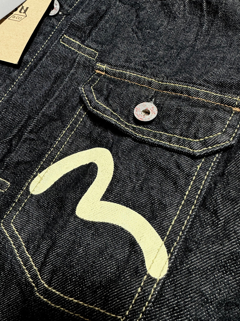Evisu Indigo Denim Jacket