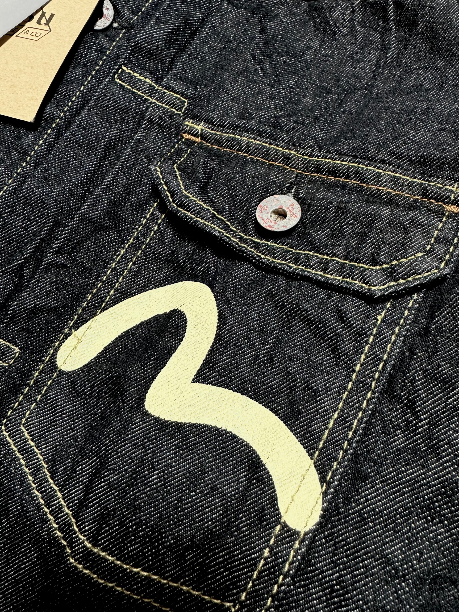 Evisu Indigo Denim Jacket