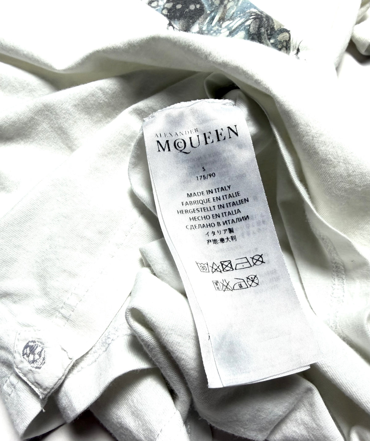 Alexander McQueen Skull White Tee