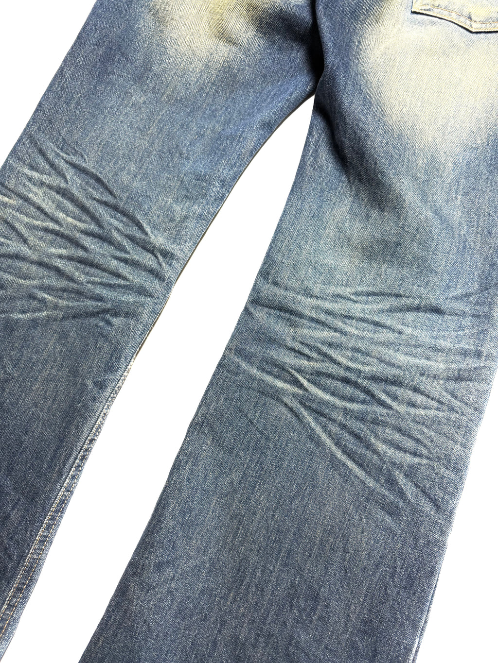 Number (n)ine Mug Washed Flared Denim Jean