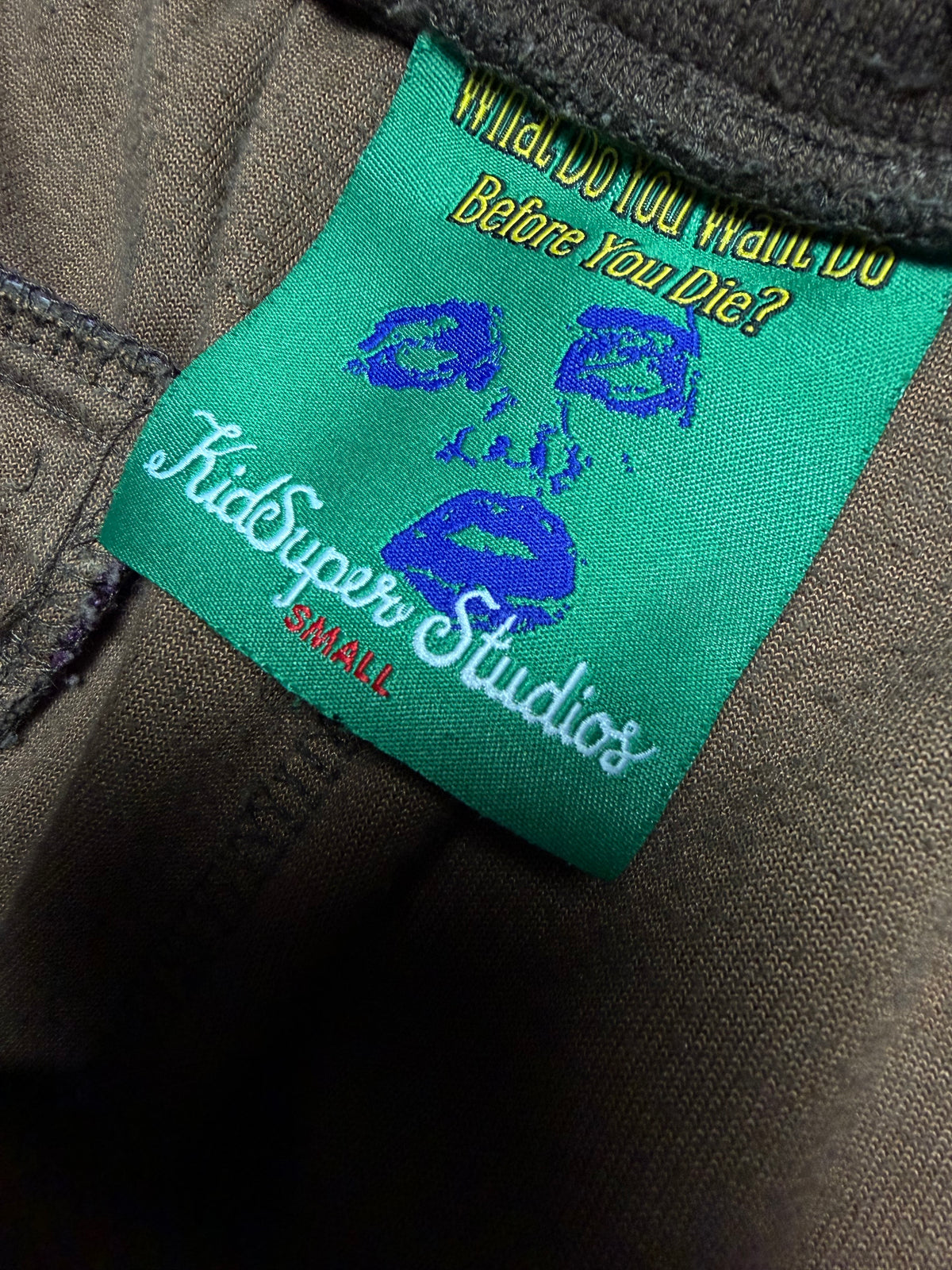Kid Super Velvet Purple Brown Sweatpant