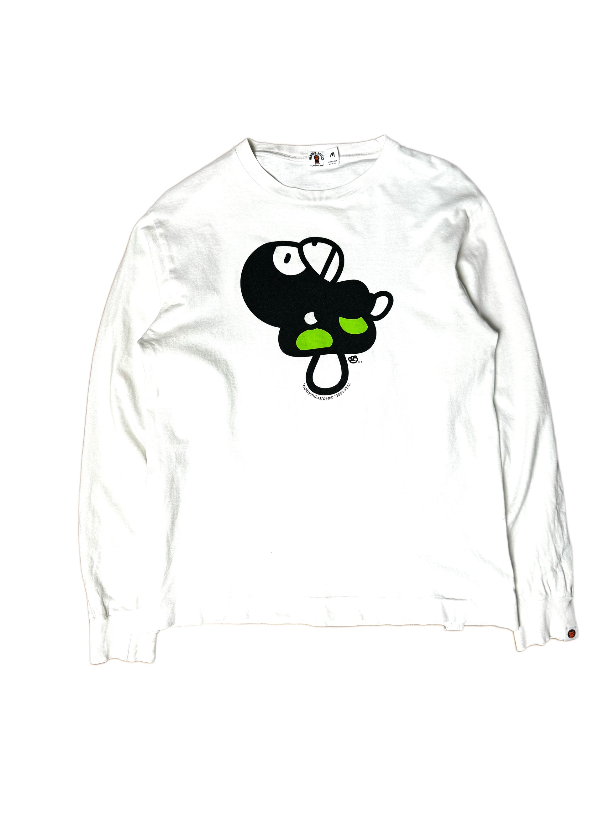 BAPE Milo 2003 Mushroom White Tee