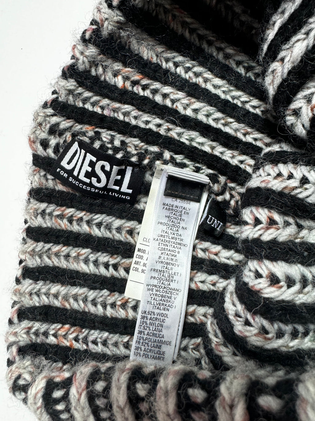 Diesel Grey Beanie