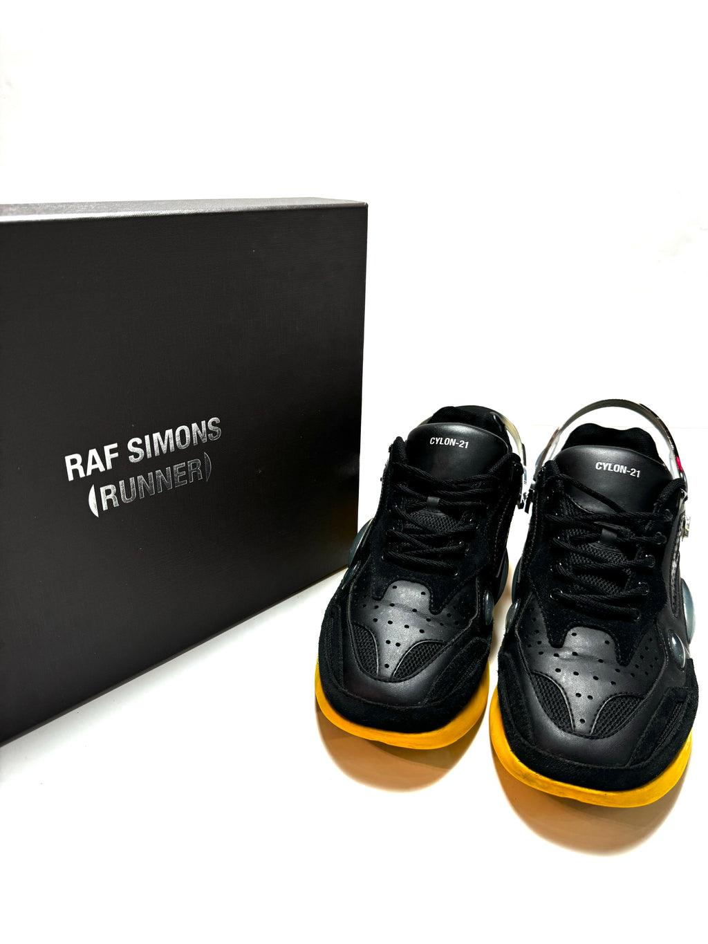 Raf Simons Cylon-21 Black Yellow Shoes