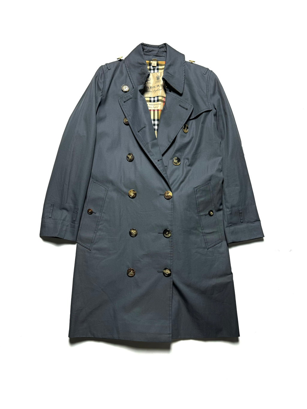 Burberry Dark Grey Trench Coat