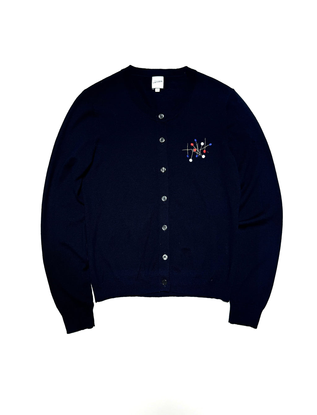 Jean Paul Gaultier Pins Navy Cardigan