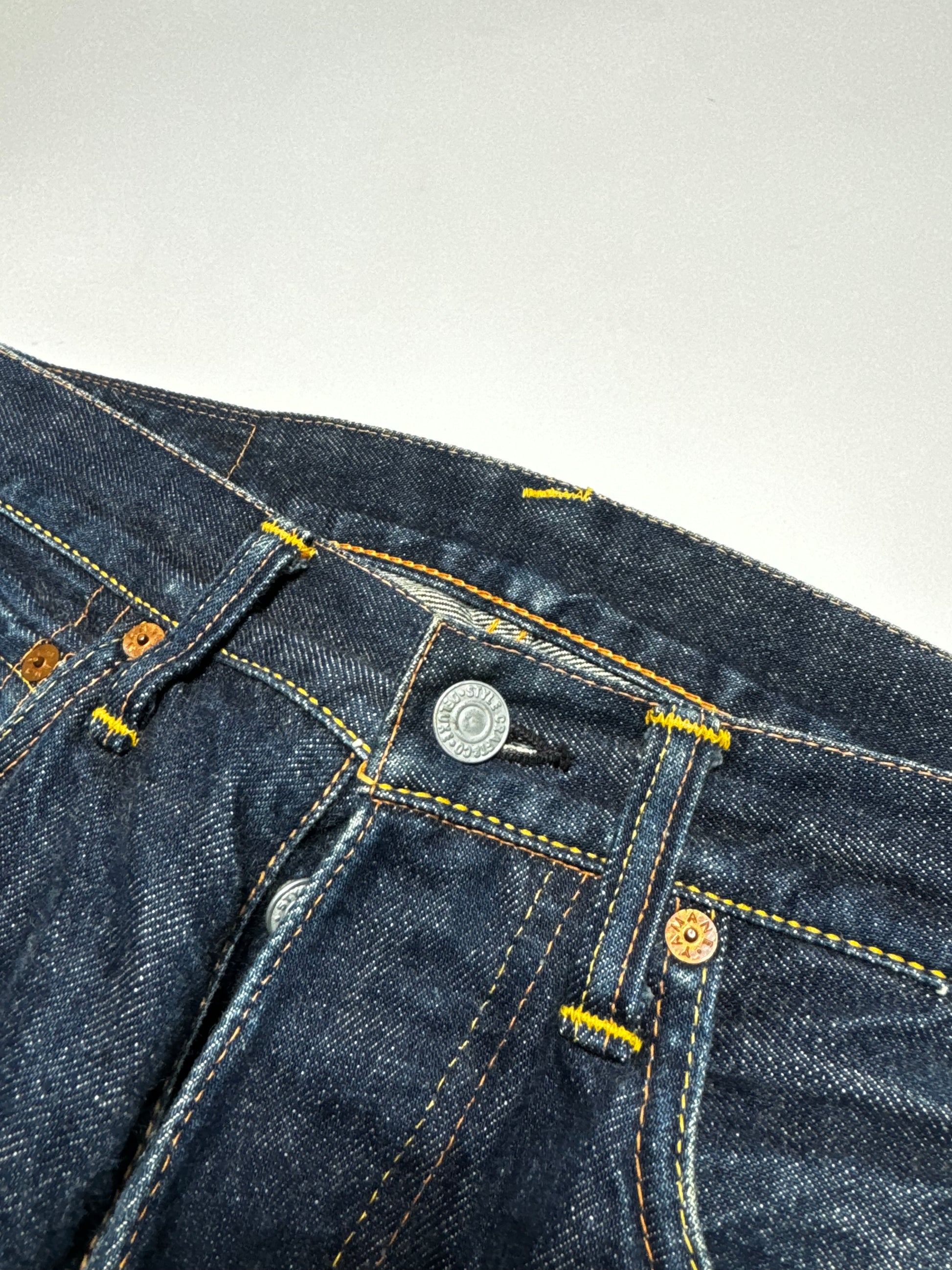 Evisu Faded Blue Daicock Jean