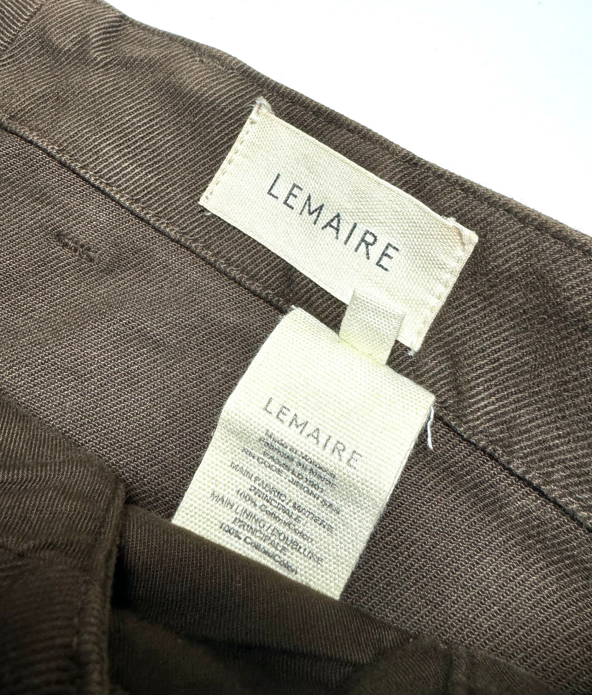 Le Maire Brown Twisted Pant