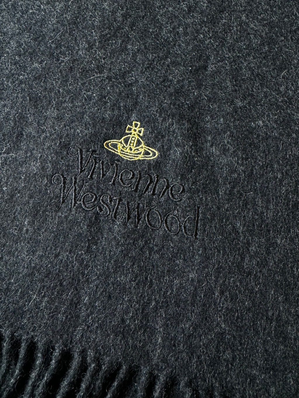 Vivienne Westwood Dark Grey Scarf