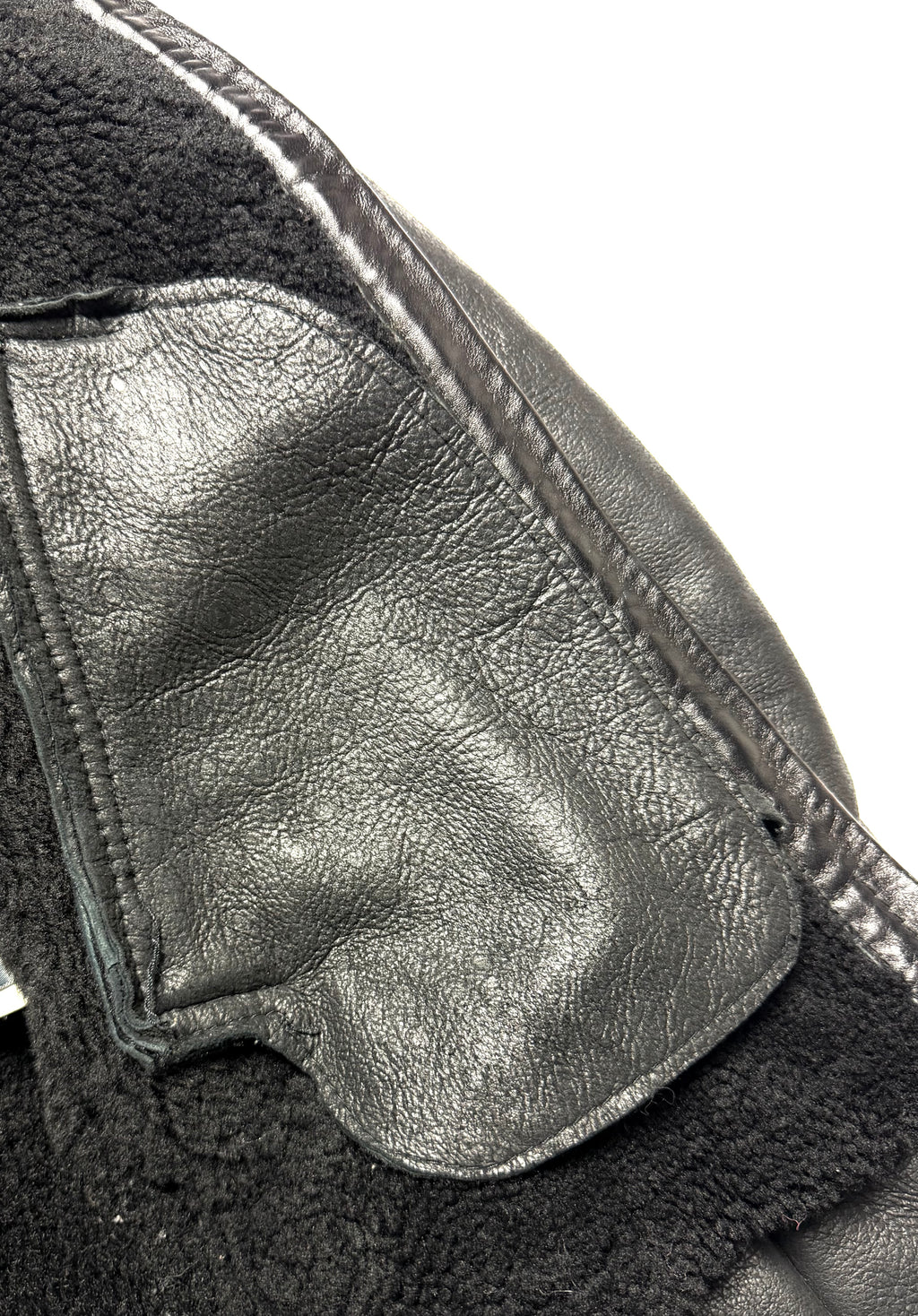 Avirex Type B-6 Patched Black Flight Jacket