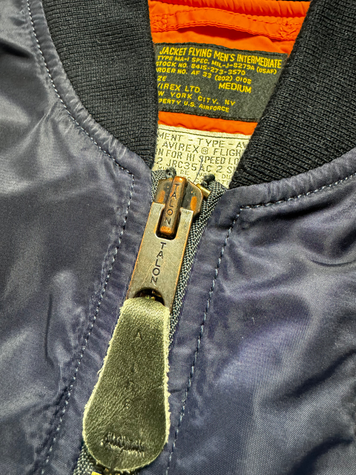 Avirex Light MA-1  USN Jacket