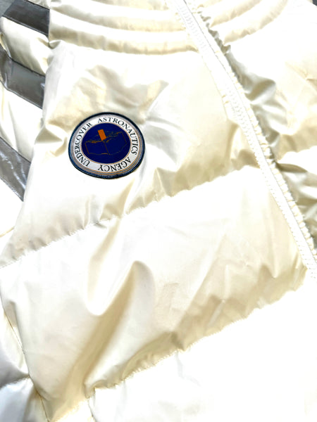 Undercover 2001: Space Odesey By Jun Takahashi Cream White Puffer Jacket