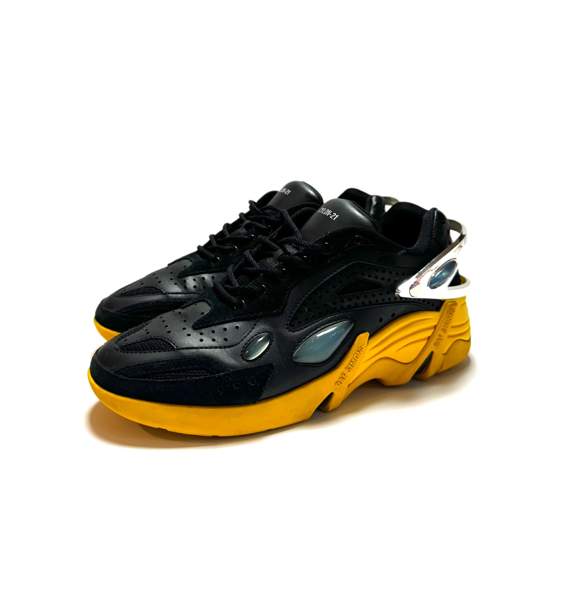 Raf Simons Cylon-21 Black Yellow Shoes