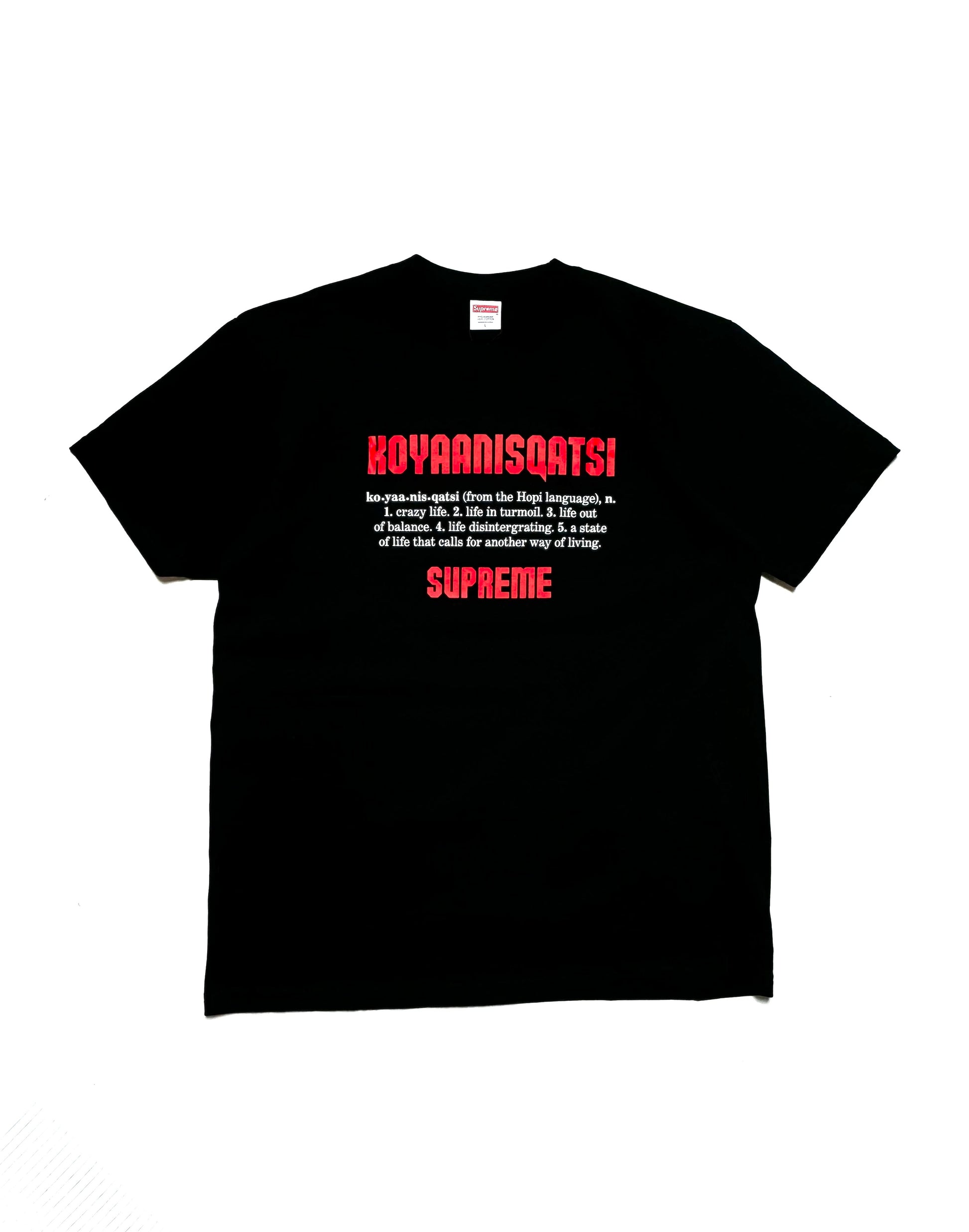 Supreme  ROYAANISOATSI Black Tee