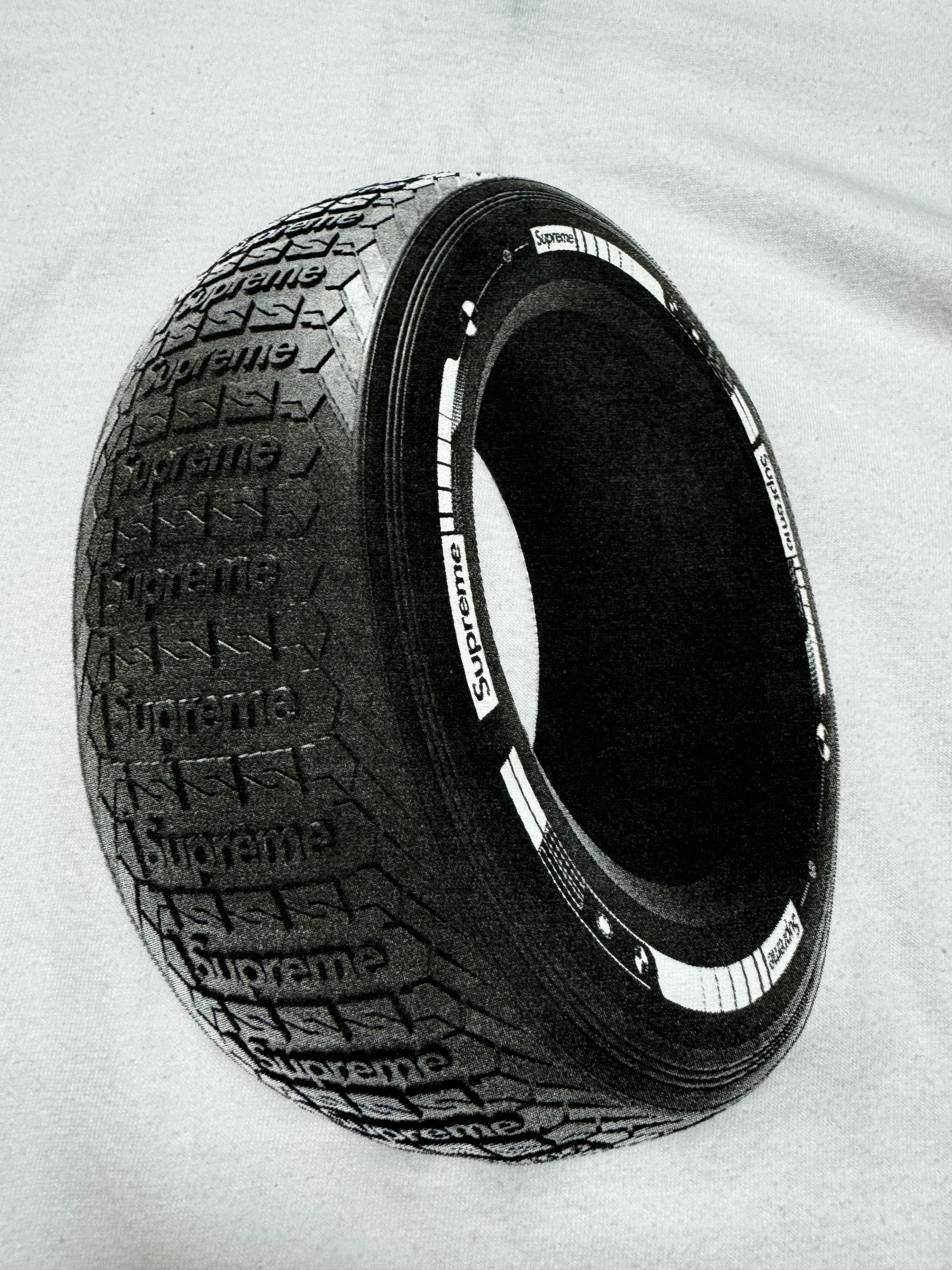 Supreme Tyre White  Tee