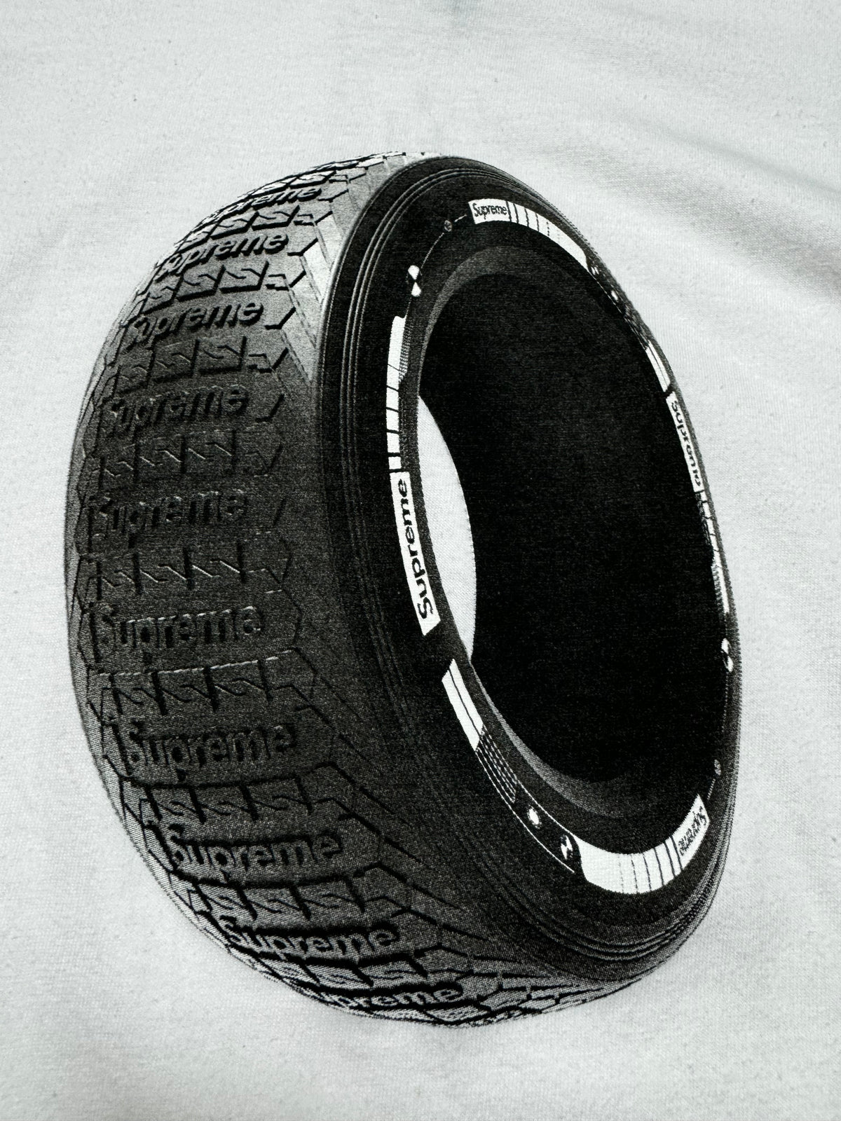 Supreme Tyre White  Tee
