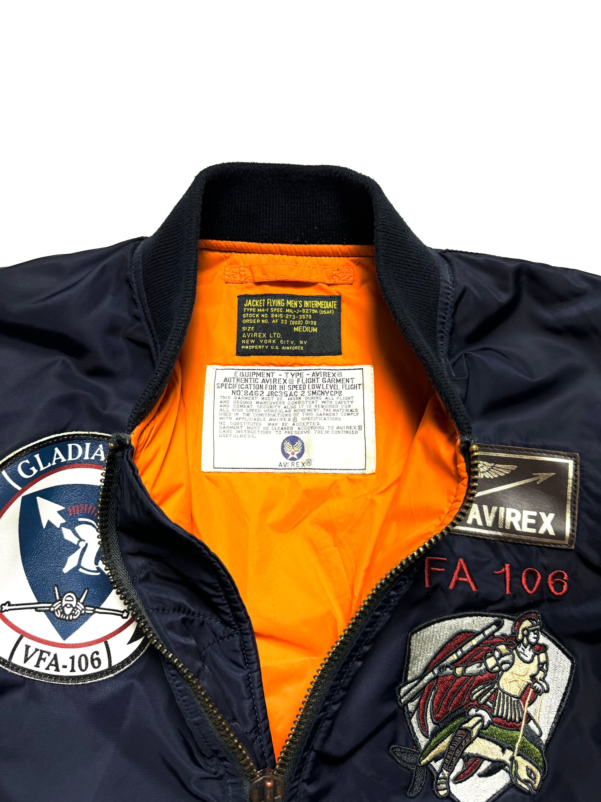Avirex Light MA-1  USN Jacket