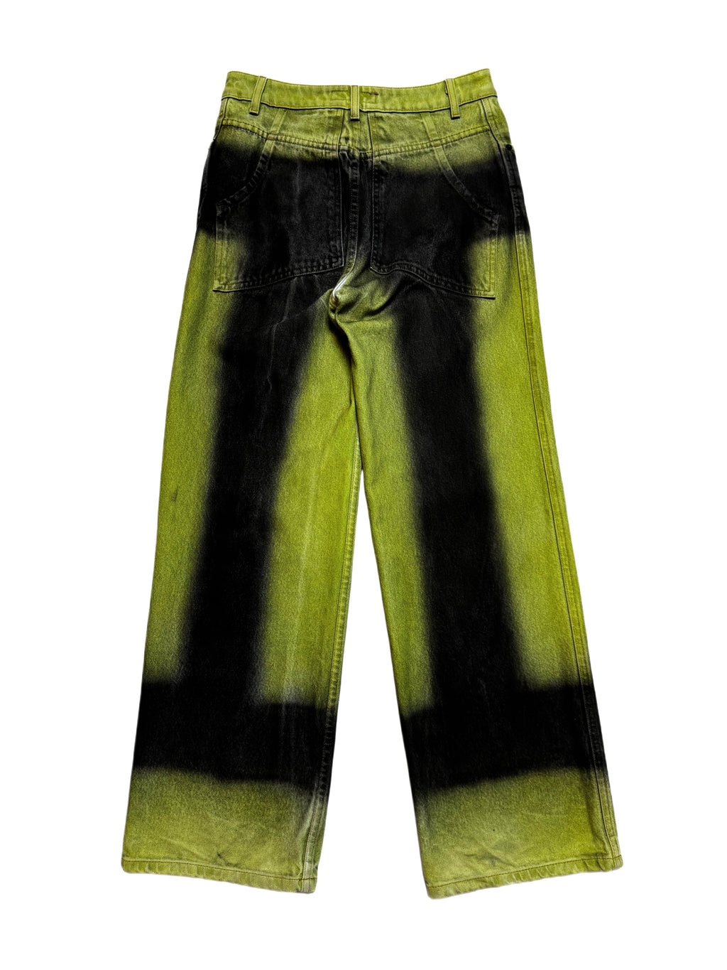 Eckhaus Latta Green Ink Wide Jean