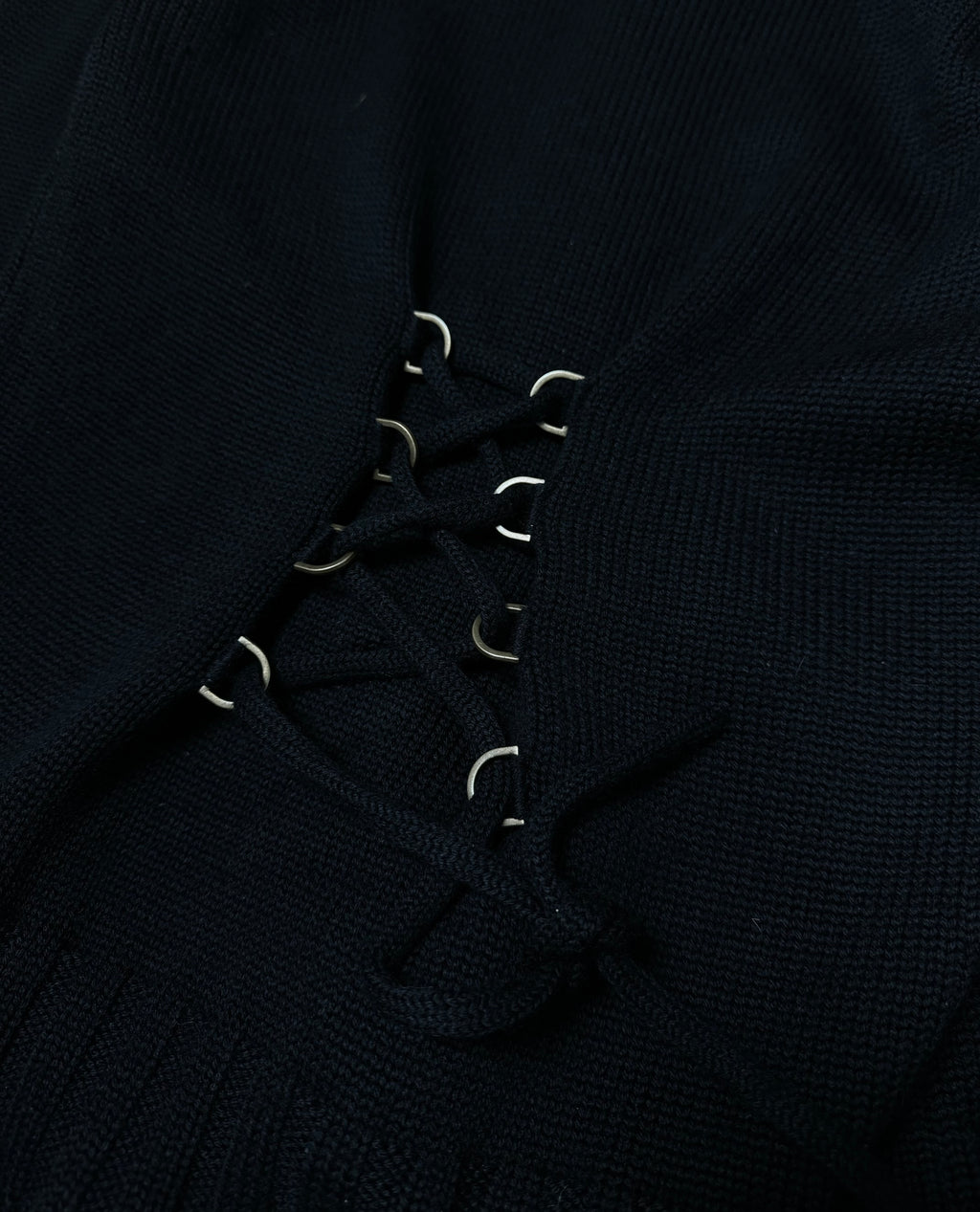 Alexander McQueen Knitted Long Sleeve Corset Jacket