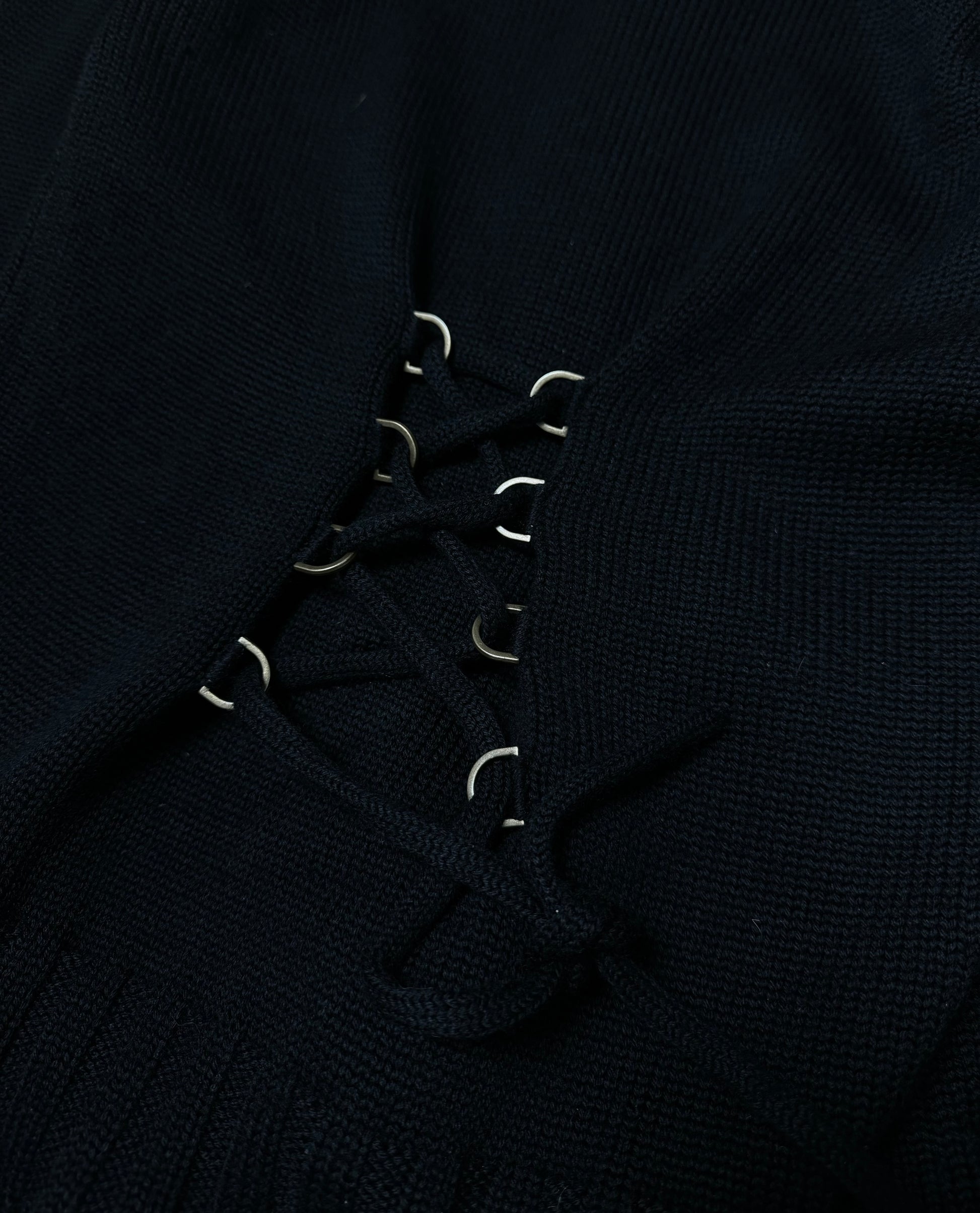 Alexander McQueen Knitted Long Sleeve Corset Jacket