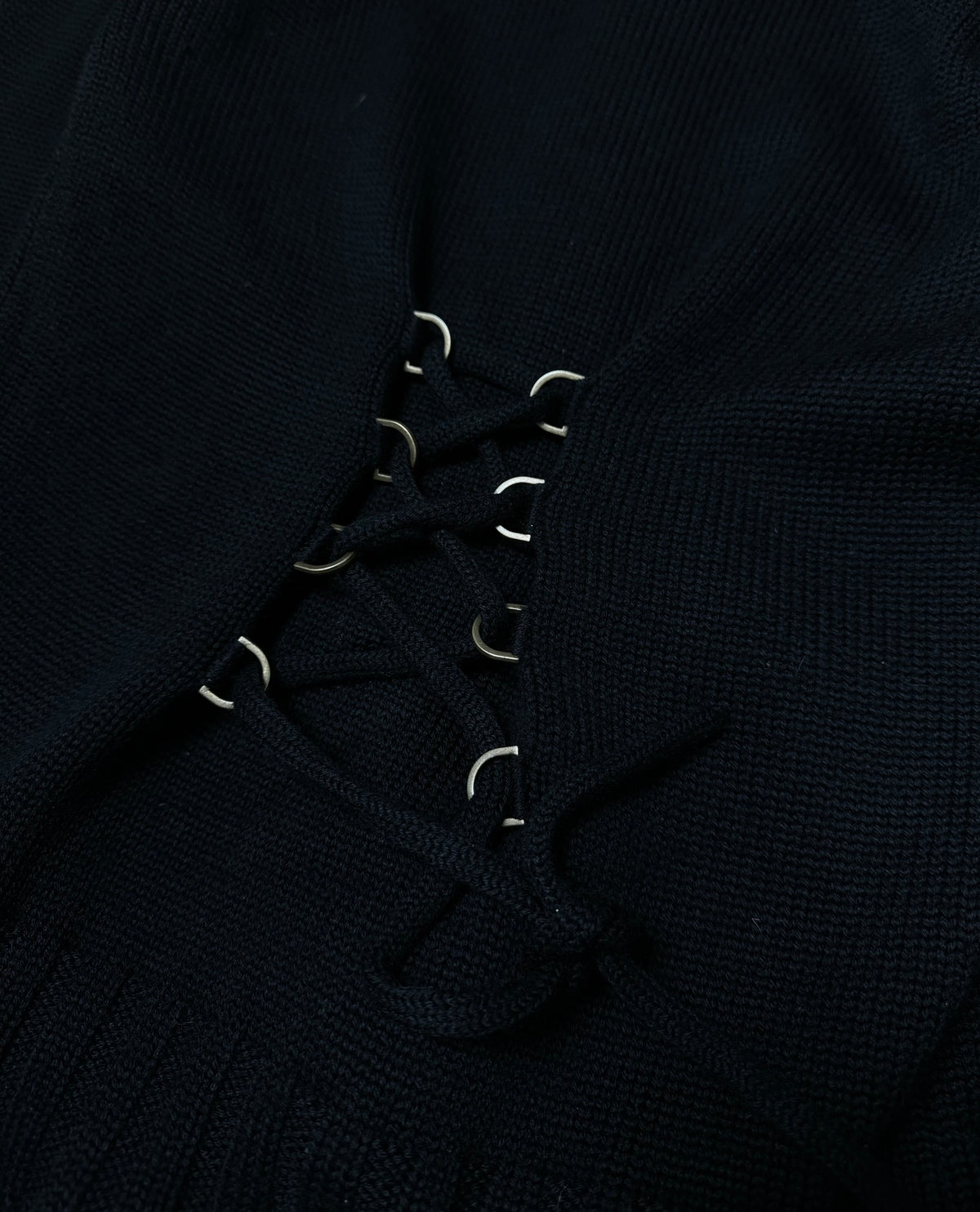 Alexander McQueen Knitted Long Sleeve Corset Jacket