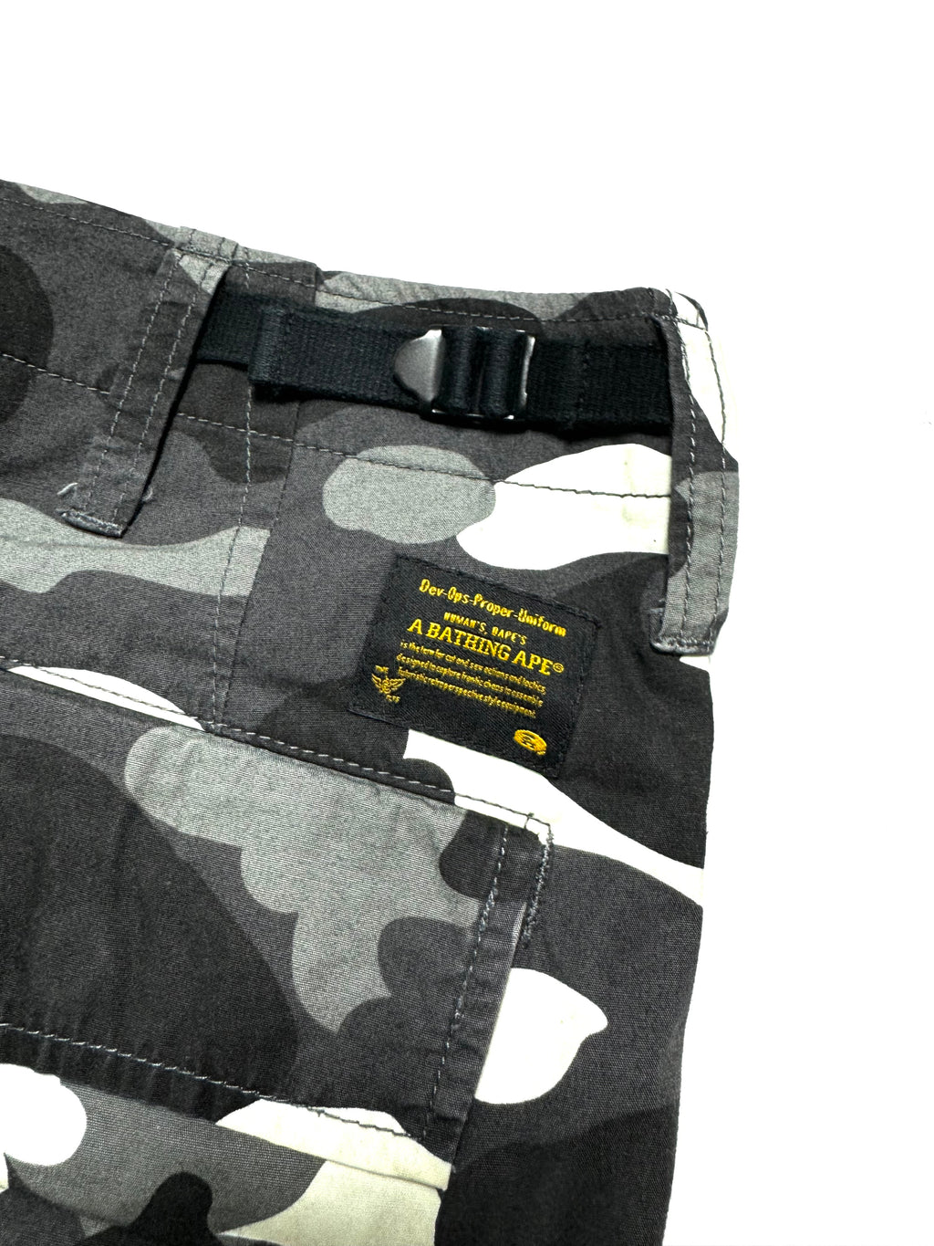 BAPE OG Black Camo Shorts