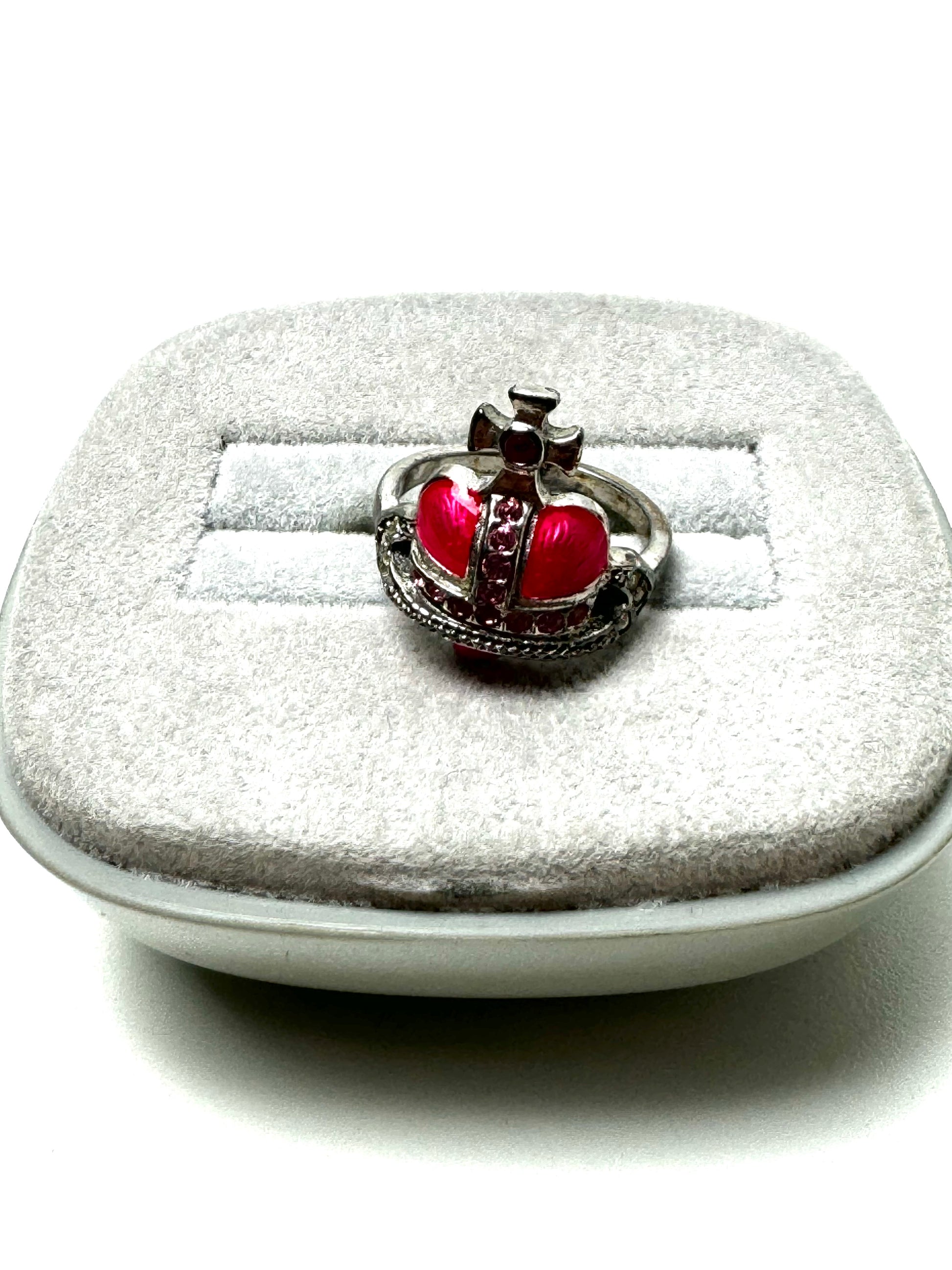 Vivienne Westwood Red Heart Ring