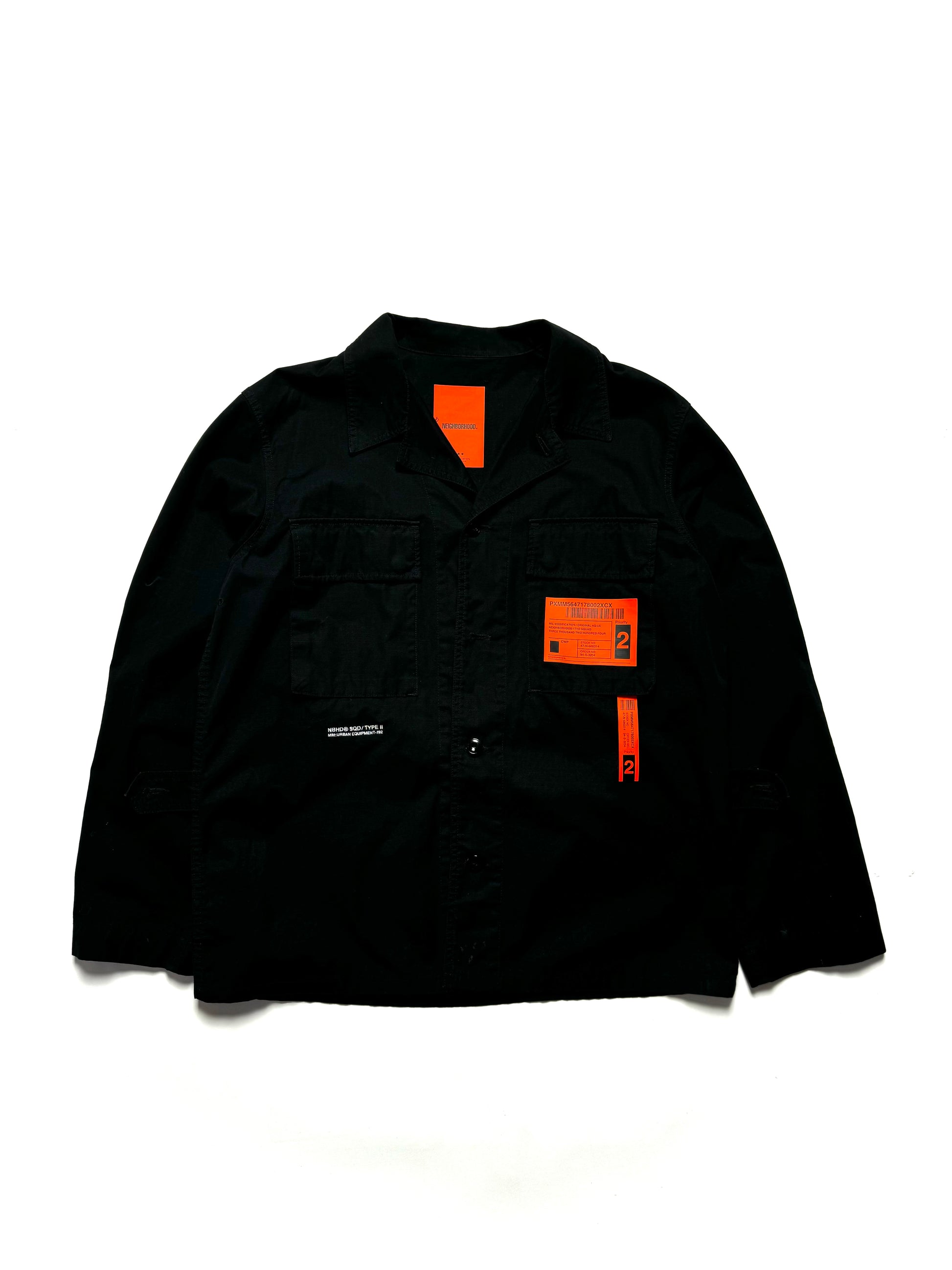 NBHD Black Orange Type-II Work Jacket