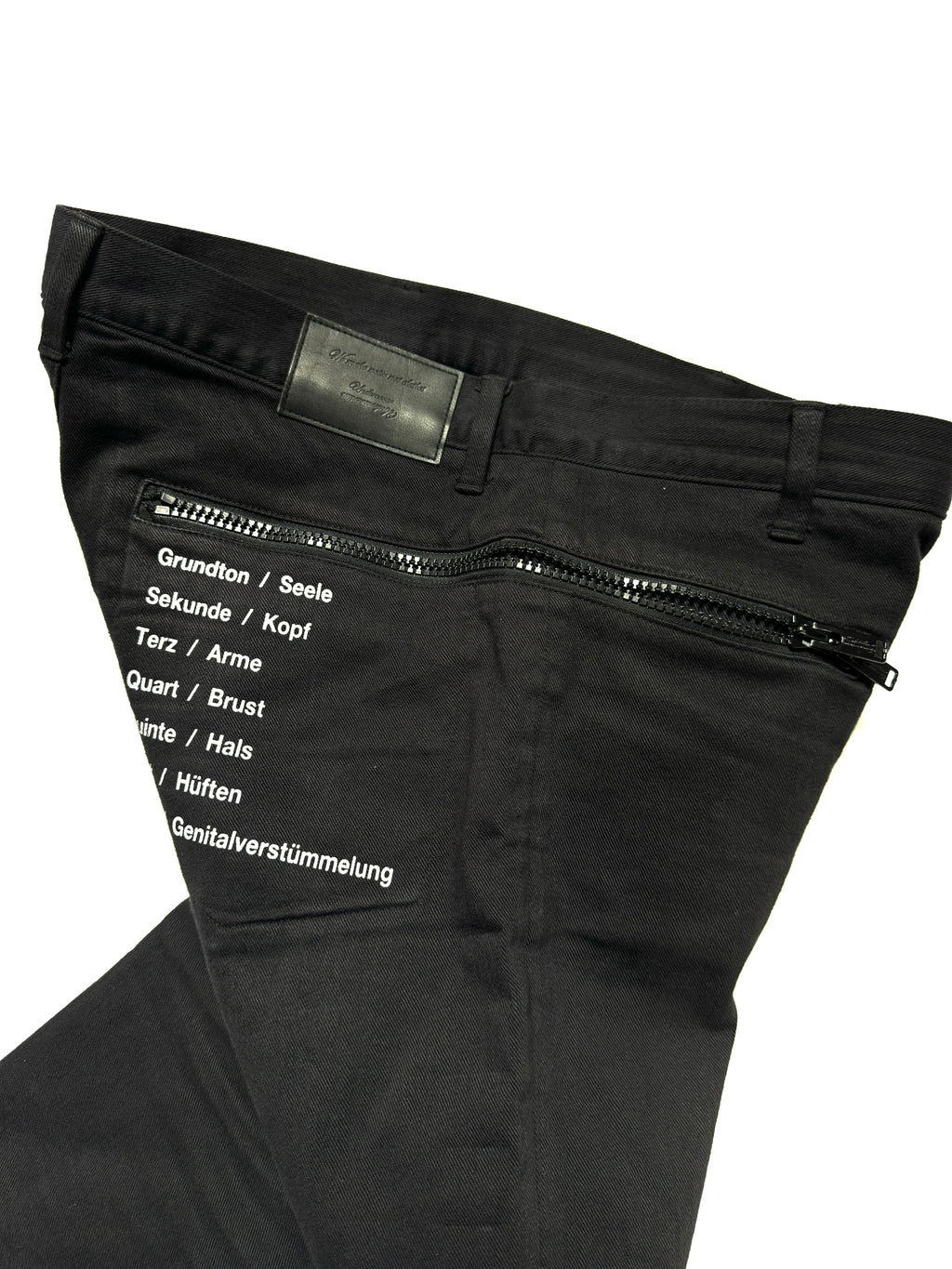 Undercover UCU4501-1 JUN TAKAHASHI  Black Jean