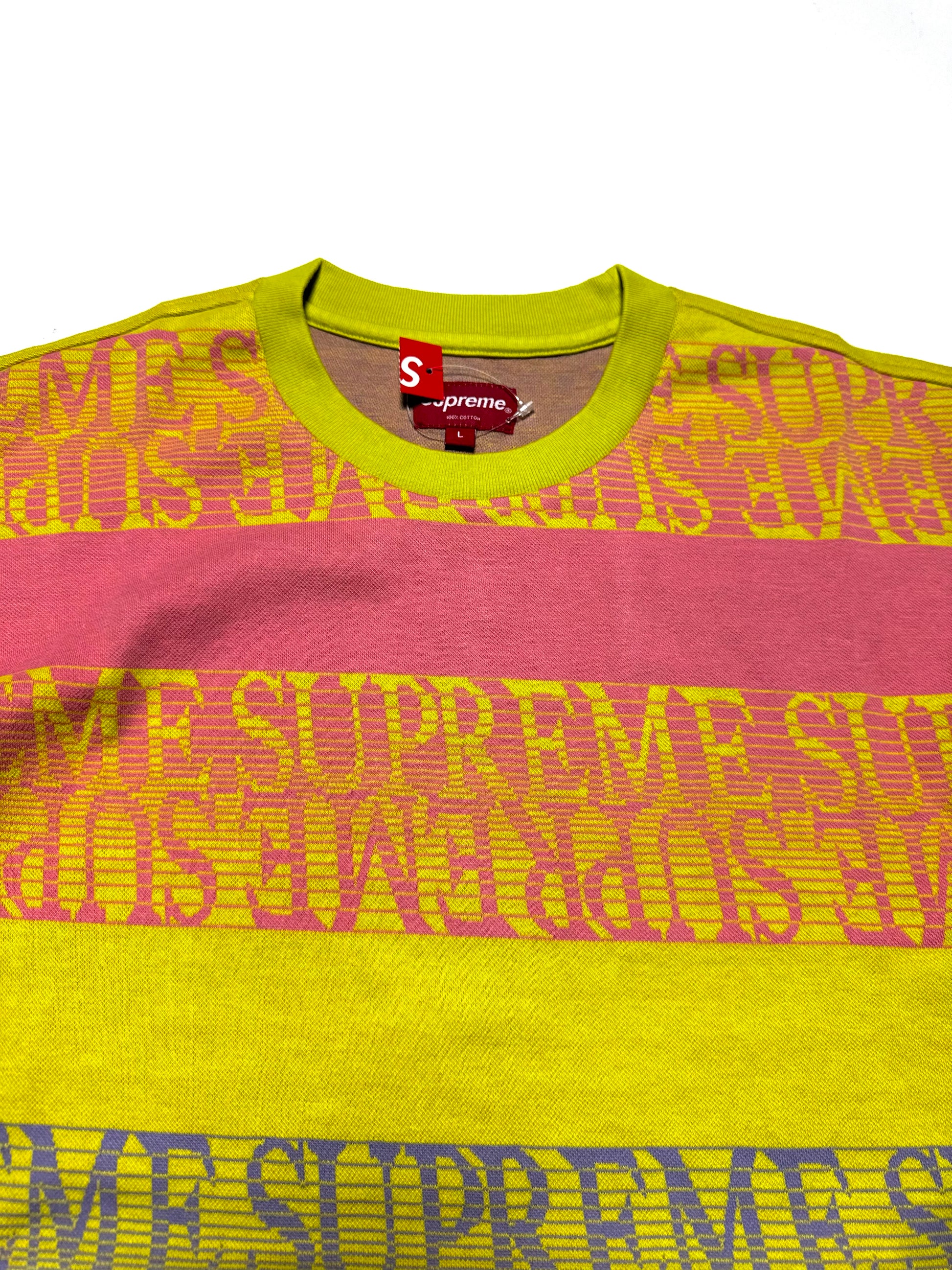 Supreme x Jacquard Stripe Tee