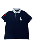 Polo by Ralph Lauren White Collar Navy  Shirt