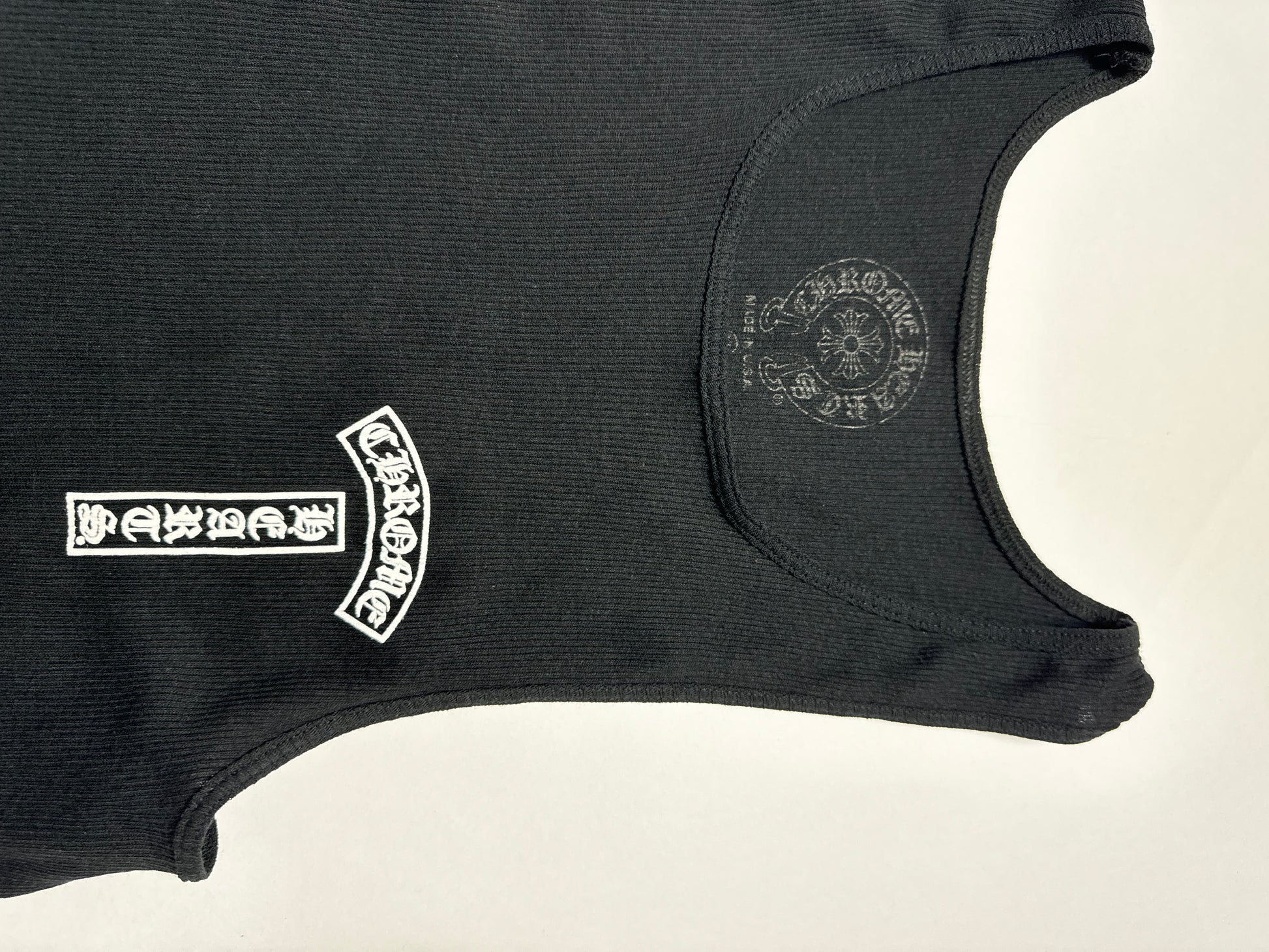 Chromehearts Cross Black Tantop