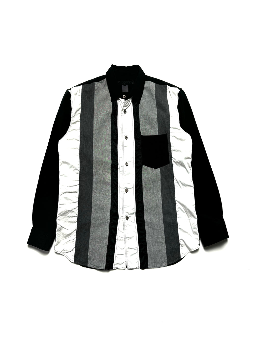Comme des Garçons Shirt Black Stripe Patch Shirt