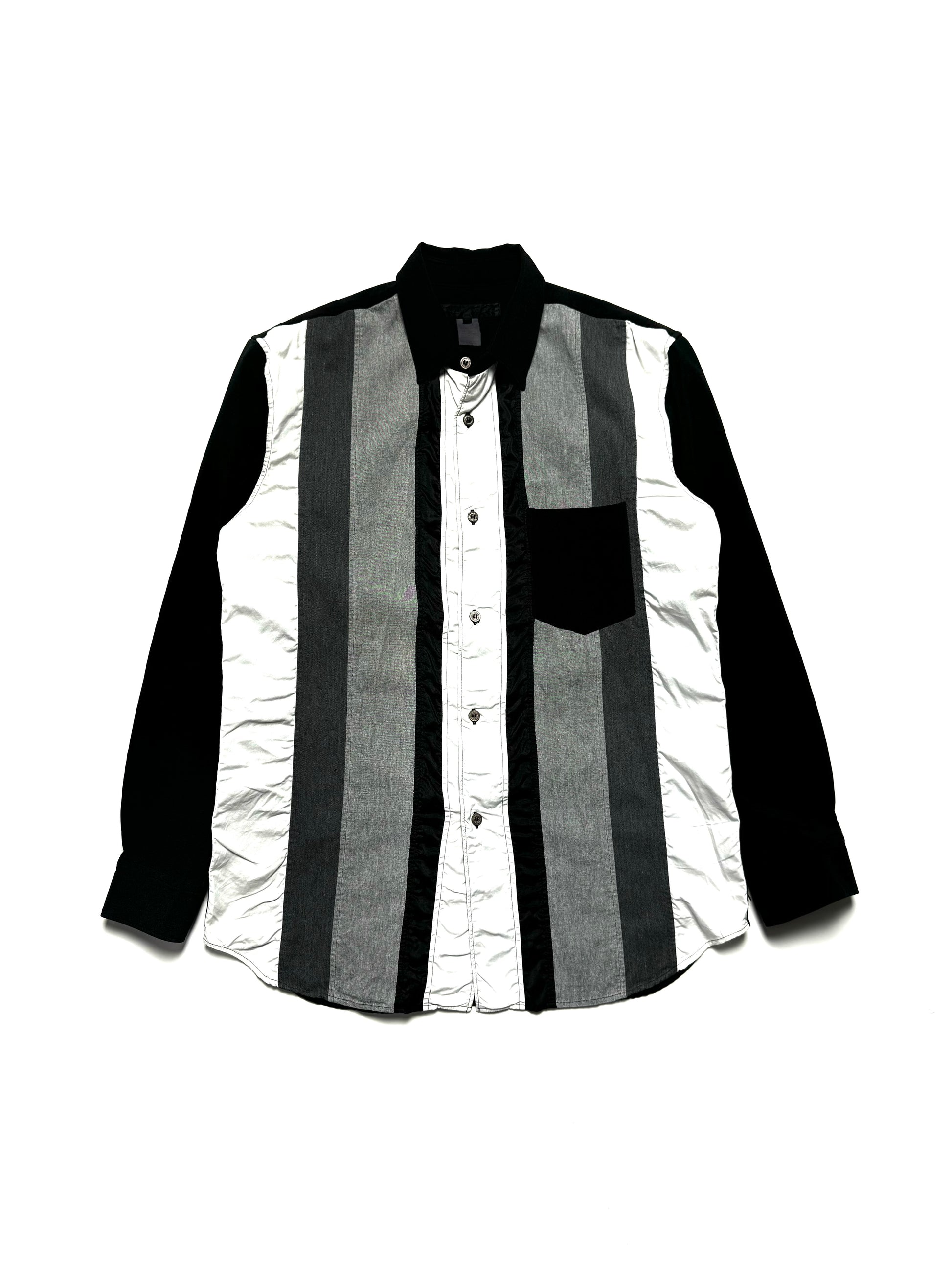 Comme des Garçons Shirt Black Stripe Patch Shirt