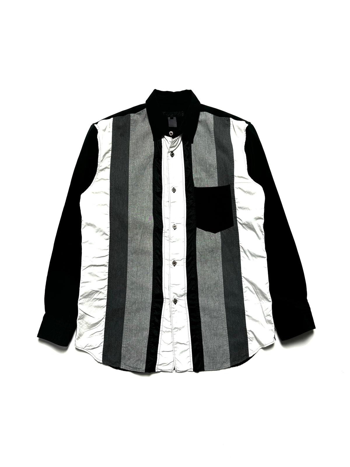 Comme des Garçons Shirt Black Stripe Patch Shirt